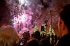 Holidazzle kicked tonight for the holiday season with fireworks at Loring Park Friday, Nov. 27, 2015, in Minneapolis, MN. Behind the park and firework