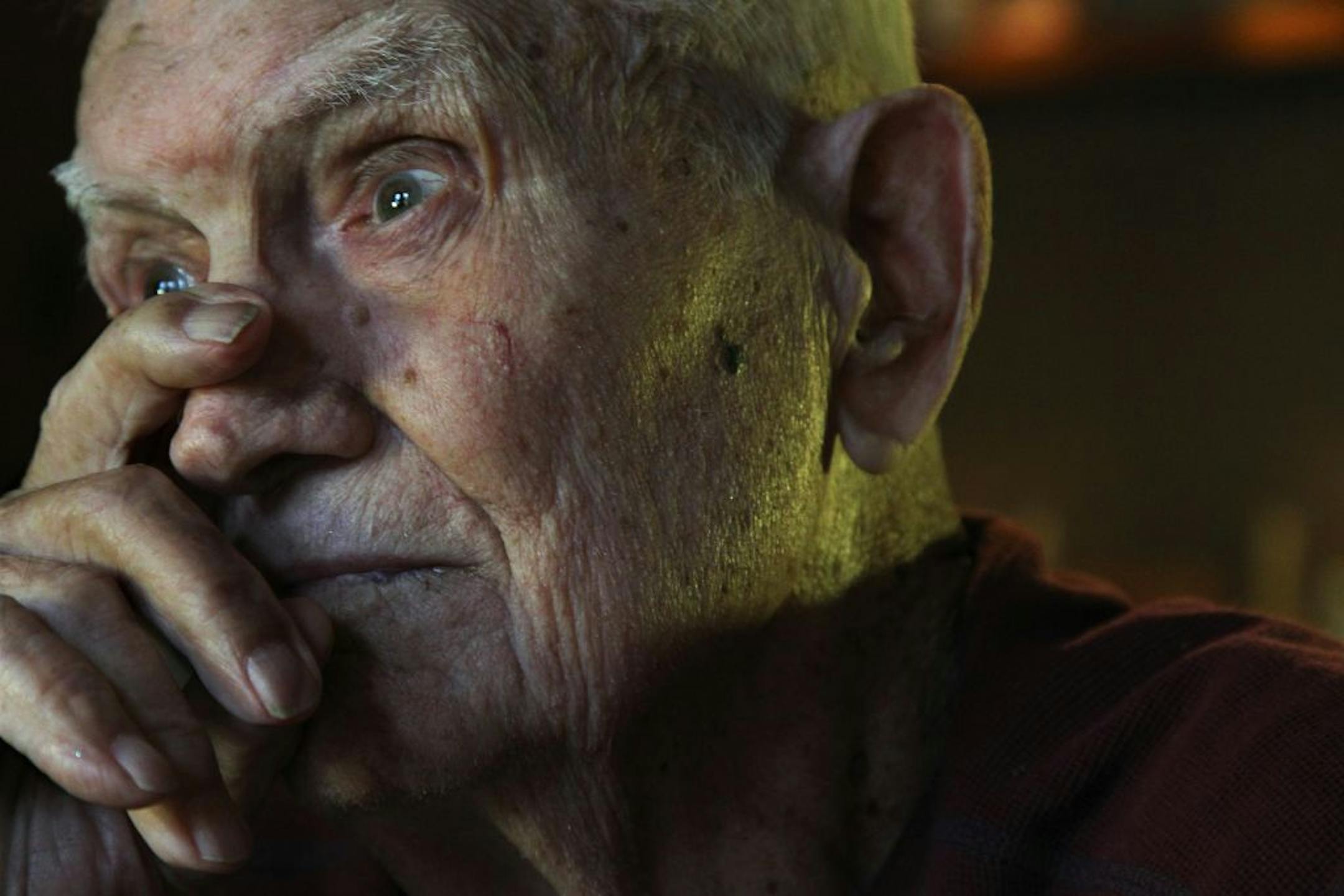 Ed Larson will turn 100-years-old in December. He has lived in the same house in Wyoming all those years, and has never married and has no kids.(MARLIN LEVISON/STARTRIBUNE(mlevison@startribune.com