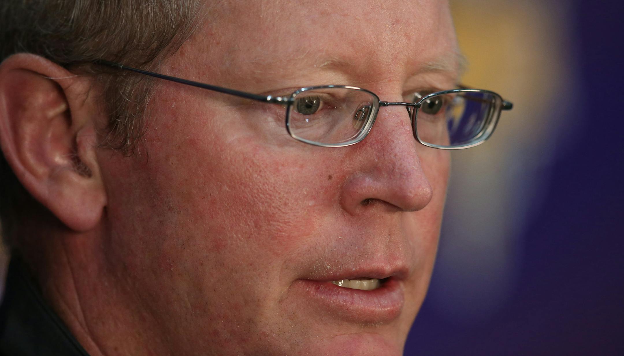 Vikings offensive coordinator Bill Musgrave and the Vikings prepared for their Sunday game with San Francisco on Thursday September 20, 2012, in Eden Prairie MN.] Jerry Holt/ STAR TRIBUNE.COM)