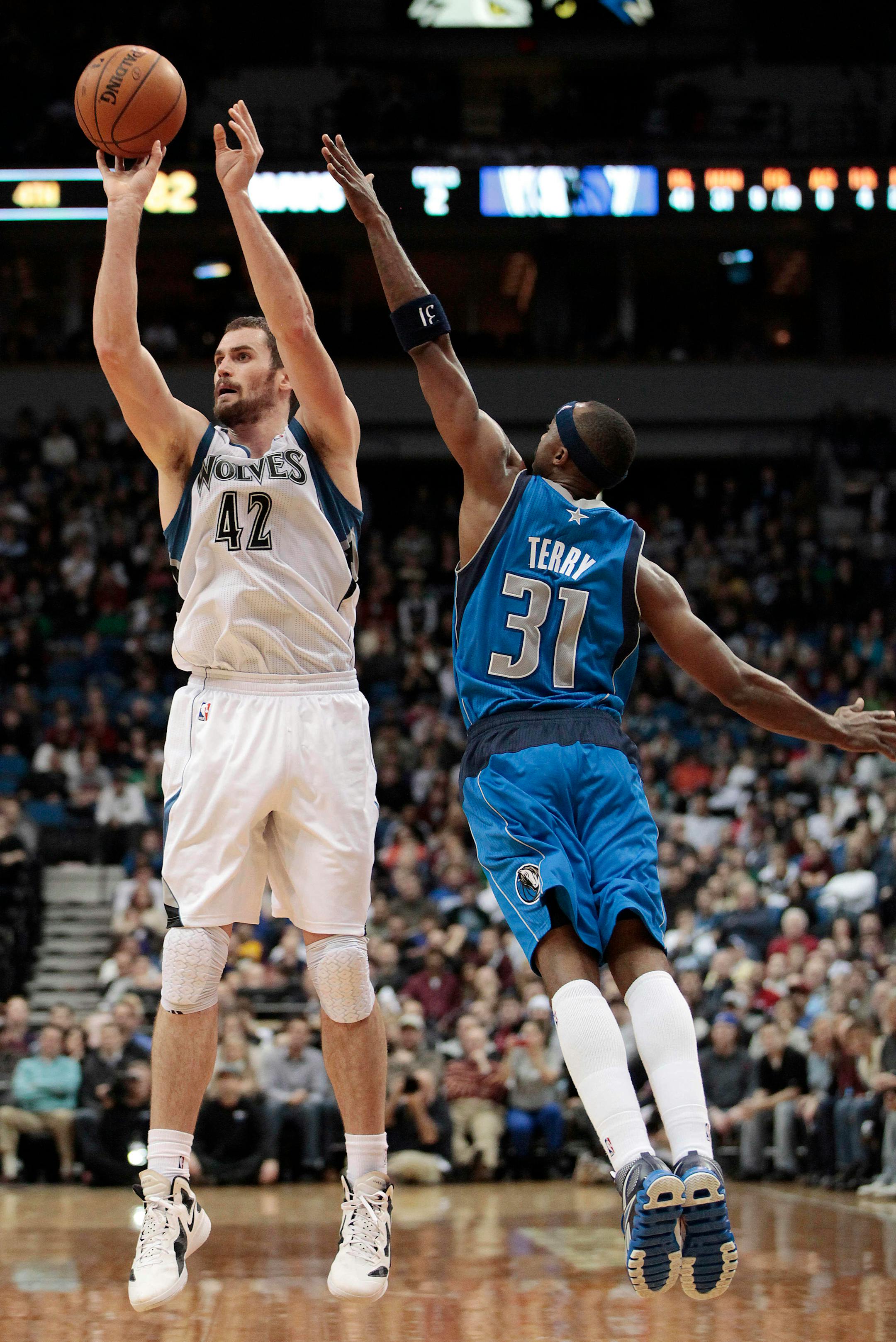 Timberwolves forward Kevin Love will take part in the All-Star Game three-point shooting competition.