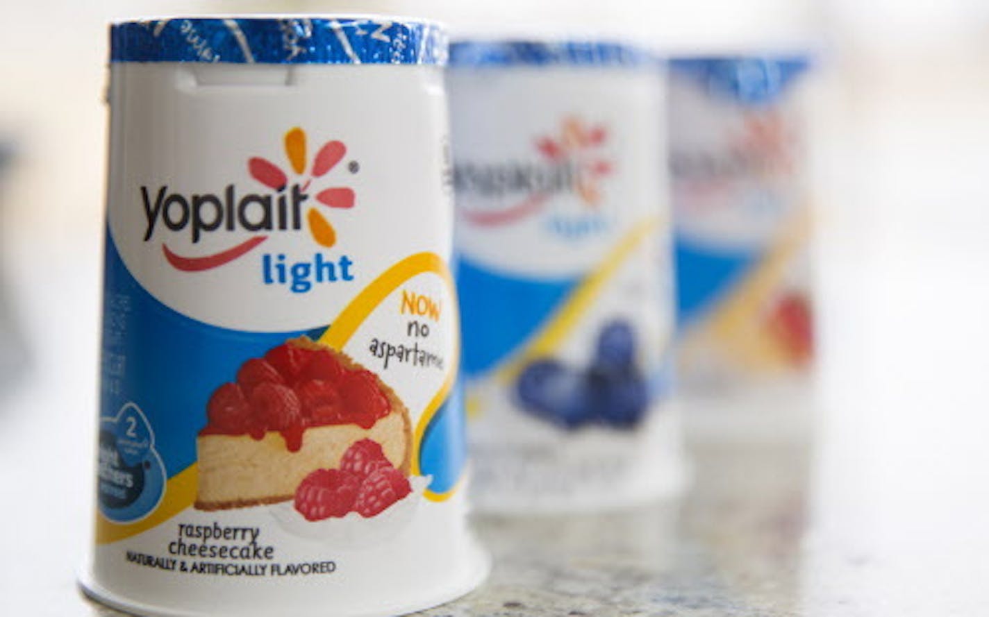 Yoplait light seen at General Mills headquarters in Golden Valley.