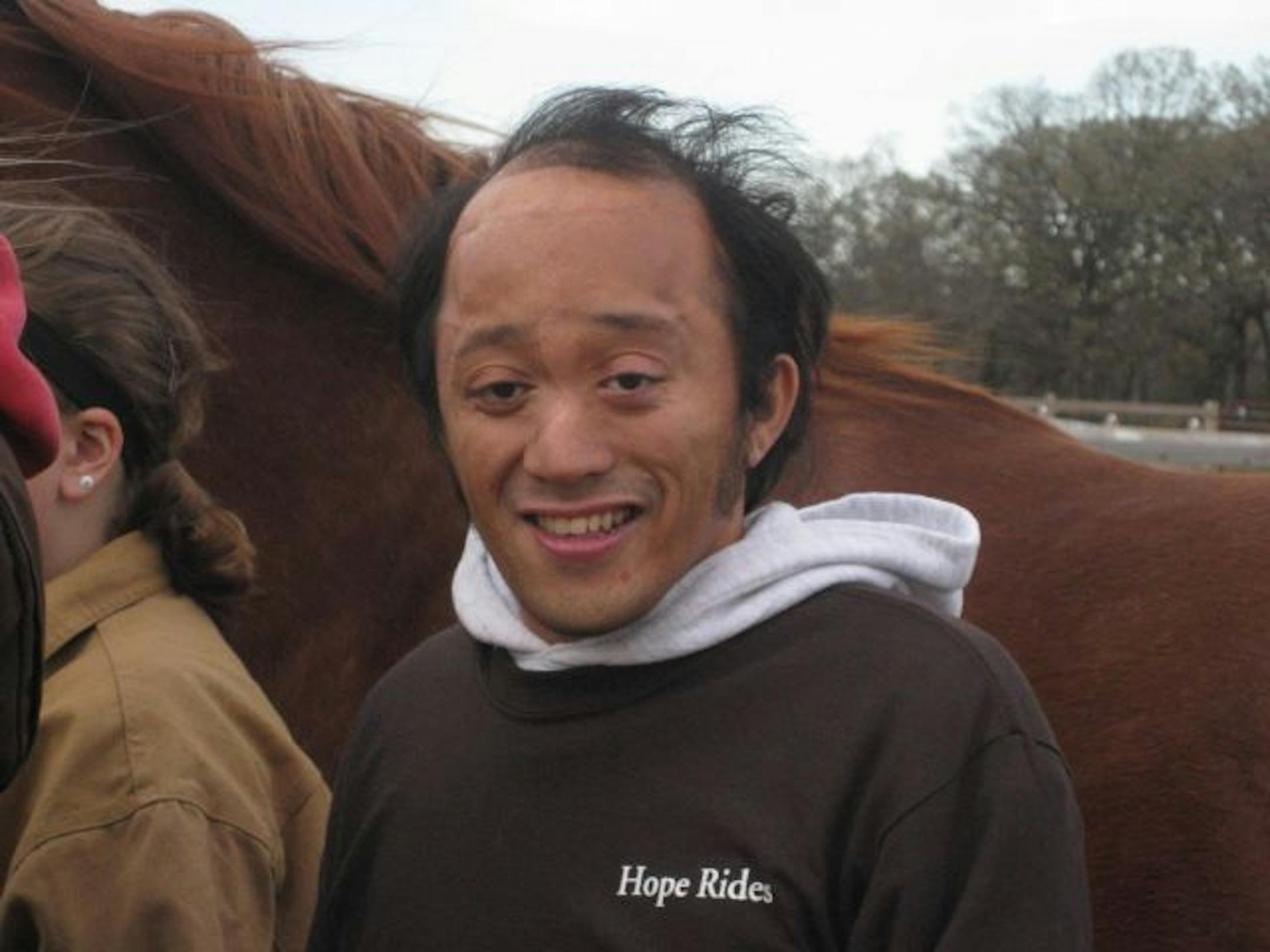 Noah Reedy spends his Saturdays working with horses in Stacy, Minn., as part of the Hope Rides non-profit youth mentorship group.