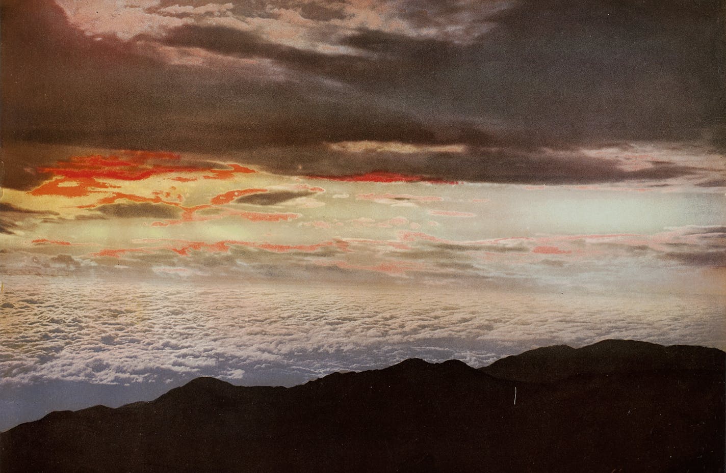 William Henry Jackson, Sunrise From Pike's Peak, 1899, photolithographic print on paper. Provided by Weisman Art Museum