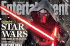 The new issue of Entertainment Weekly offers a detailed look at new "Star Wars" villain Kylo Ren.