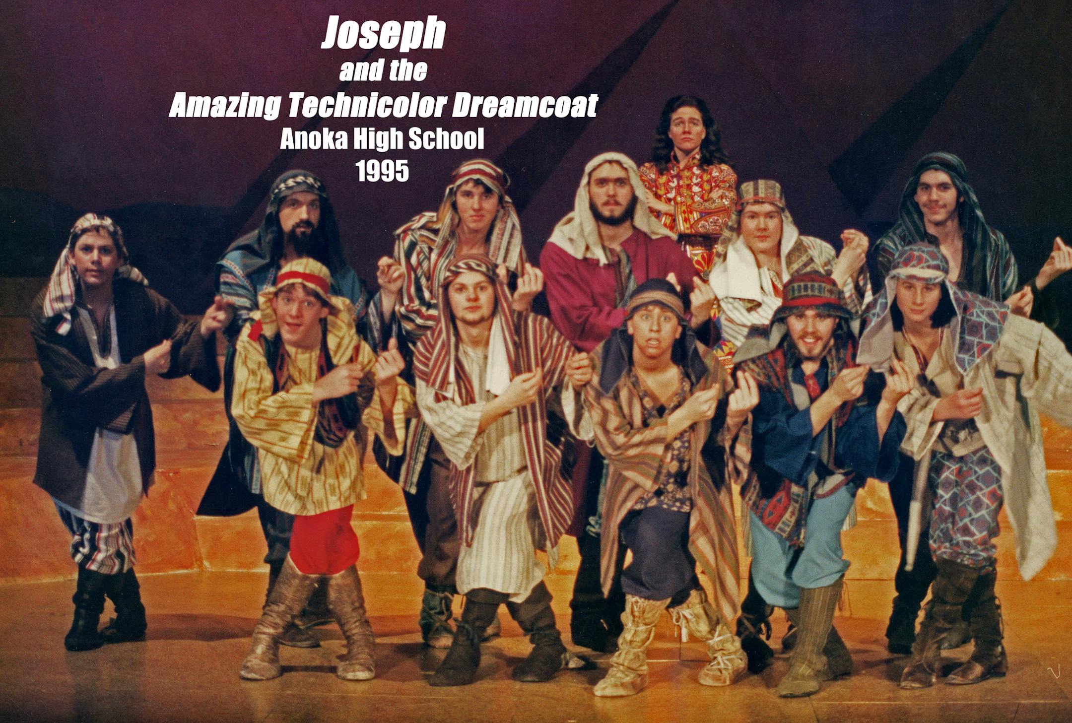 A poster promoting the Anoka High School production of 20 years ago.