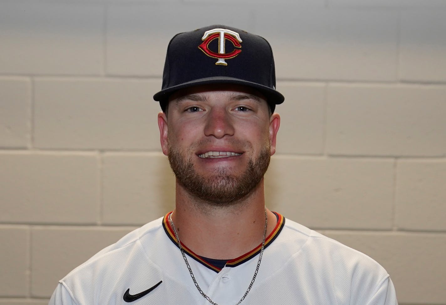 Minnesota Twins pitcher Caleb Hamilton (90) is photographed at Hammond Stadium the sight of the Twins spring training camp Tuesday March 15, 2022, in Fort Myers, Fla. (AP Photo/Steve Helber)