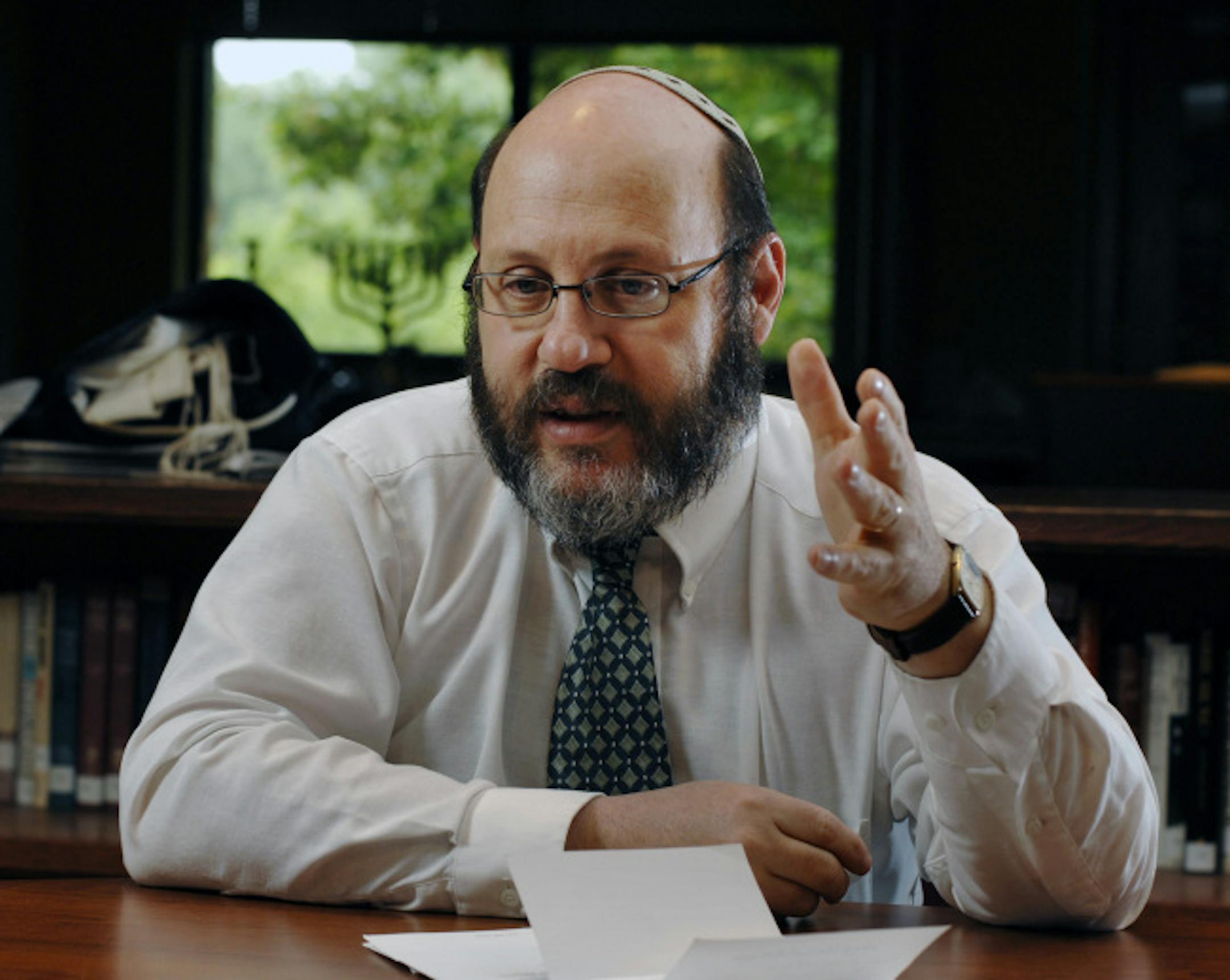 Rabbi Morris Allen will head to Israel on Sunday to take part in a conference convened by President Shimon Peres.