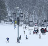With a light snow falling, it was a perfect day for hitting the slopes at Welch Village ski area Friday afternoon. ] Brian.Peterson@startribune.com Welch, MN - 01/22/2016