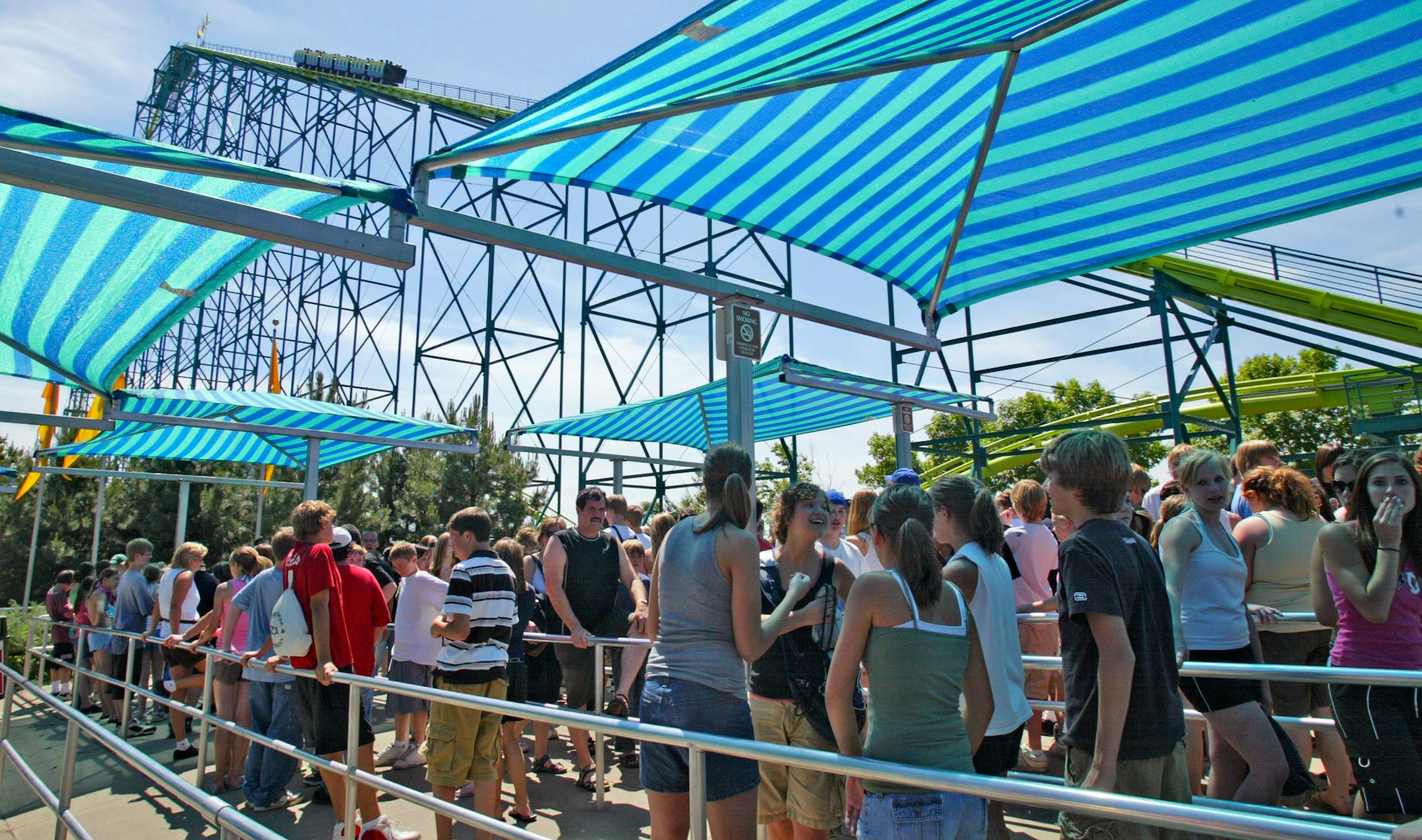 Valleyfair's Wild Thing: If they can't bypass lines, disabled may not come.