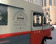 The Electric Burger Co. food truck can often be found in downtown Minneapolis.