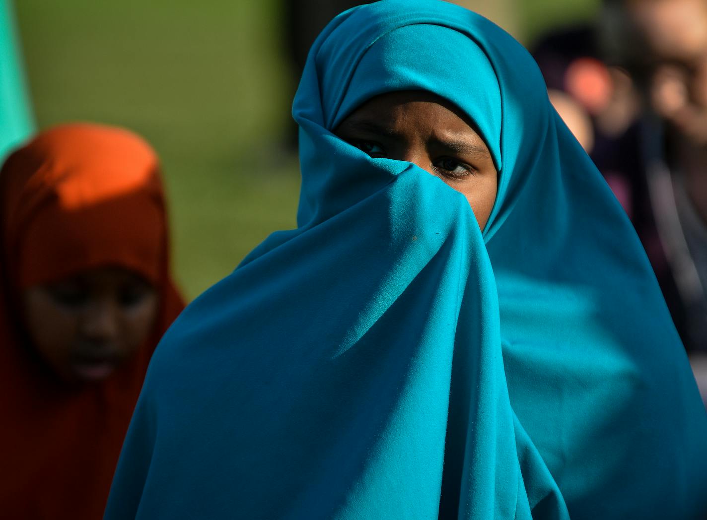 A young girl listened in to Tuesday night's support rally at Dar Al Farooq Islamic Center. ] AARON LAVINSKY &#xef; aaron.lavinsky@startribune.com
Bloomington Police and federal authorities are investigating an early morning explosion at Dar Al Farooq Islamic Center in Bloomington, Minn. on Saturday, August 5, 2017.