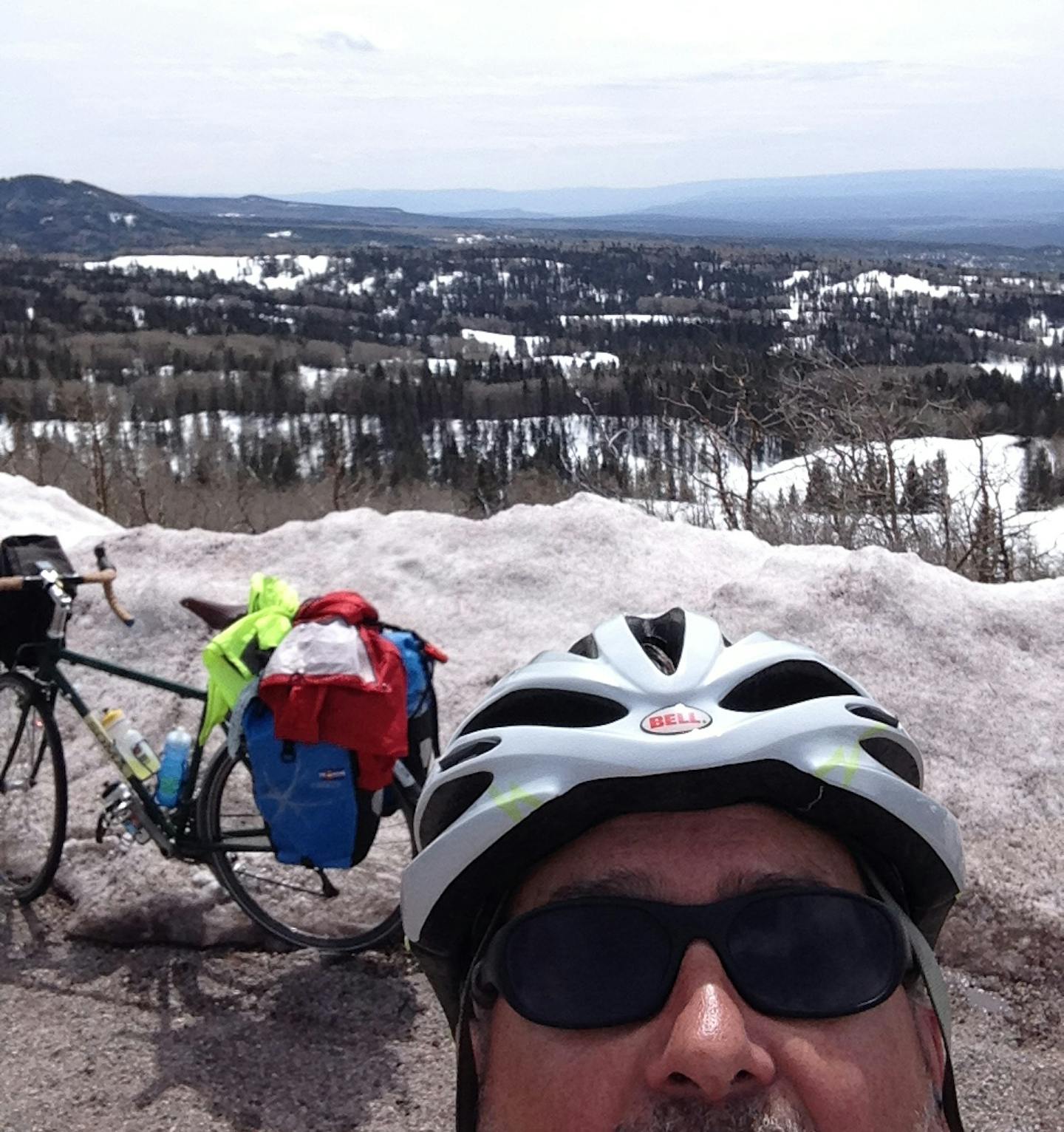 Selfie at 9,000 feet in New Mexico