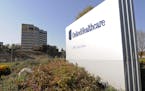 This Tuesday, Oct. 16, 2012, photo, shows a portion of The UnitedHealth Group Inc.'s campus in Minnetonka, Minn. UnitedHealth Group Inc. reports quart