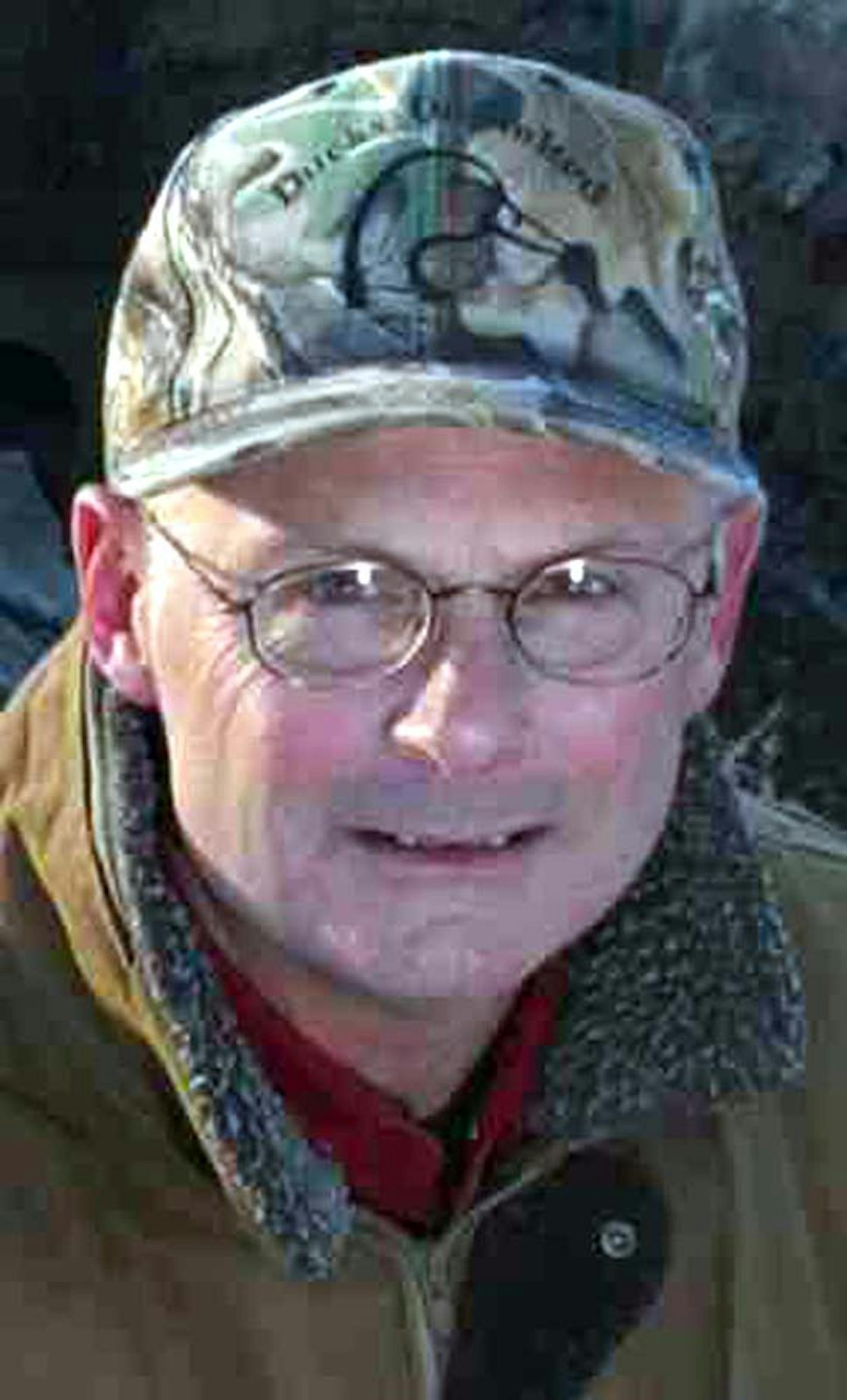 Annandale, MN 12/01/2003  Tom Landwehr, Ducks Unlimited conservation director for MN,- at a wetland reclamation project near Annandale.