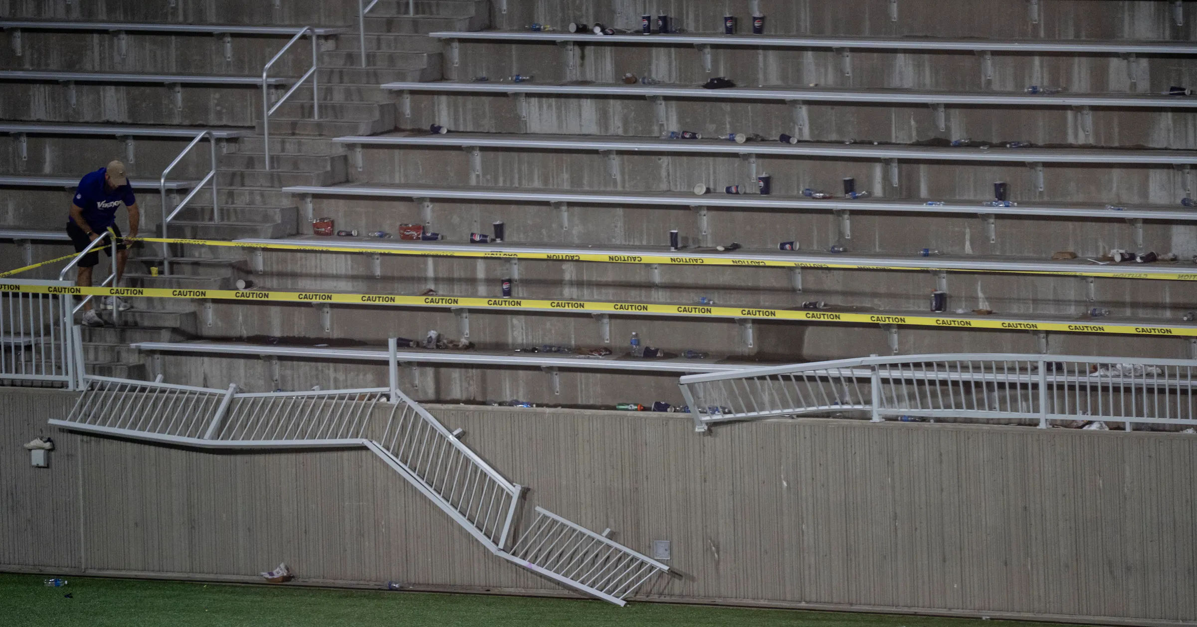 Criten Bleacher collapse at Cretin-Derham football game injures students
