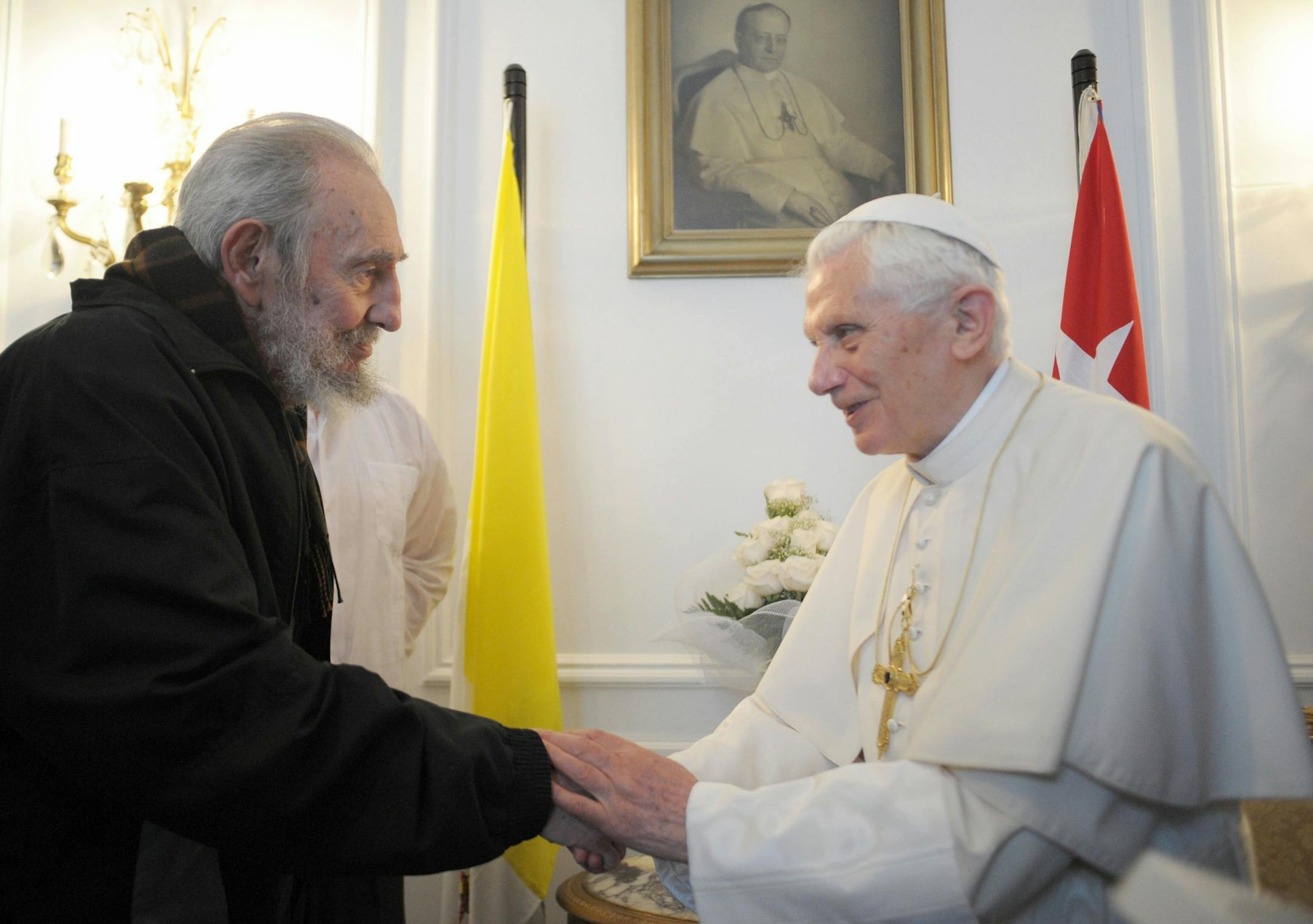 Cuba: Pope Benedict XVI met with Fidel Castro in March.