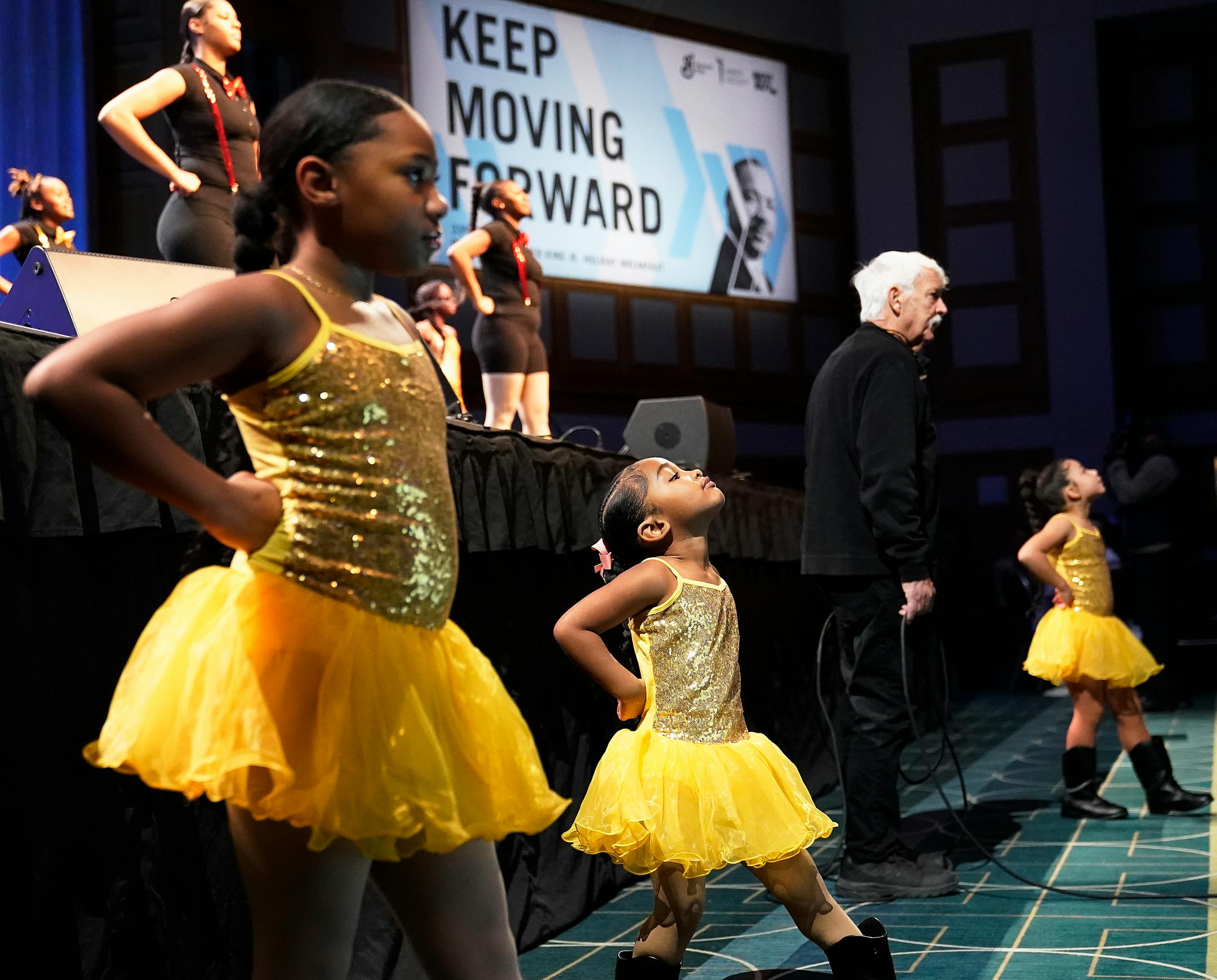 The TKO Drumline and Knockout Dance Team got things started while taking the stage first at the 33rd annual Dr. Martin Luther King Jr. Holiday breakfast at the Minneapolis Convention Center.