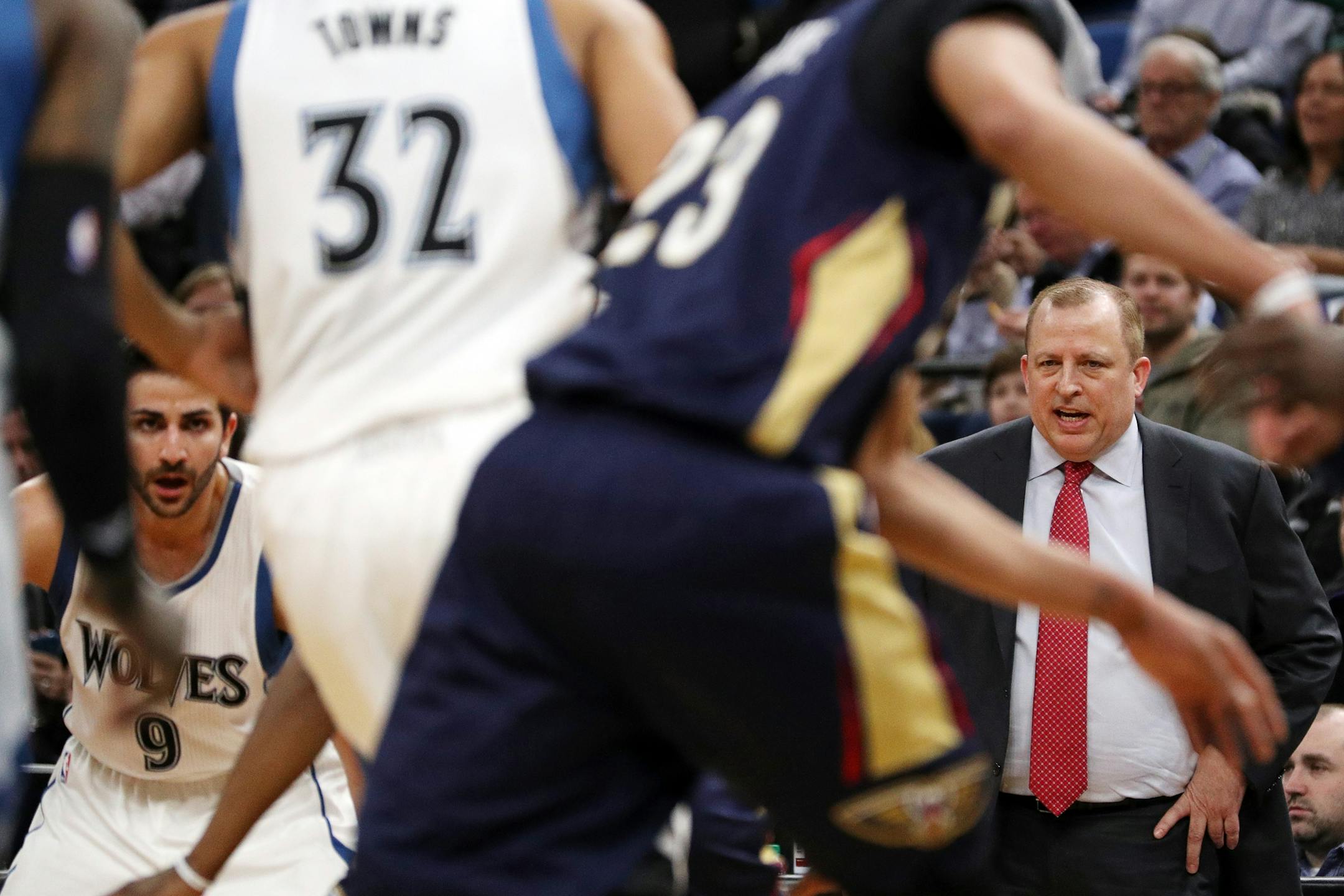 Minnesota Timberwolves head coach Tom Thibodeau.