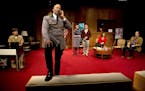 Reg E. Cathey in the play "Heresy," in New York, Sept. 28, 2012. Cathey's distinctive baritone and memorable roles on hugely popular television shows 