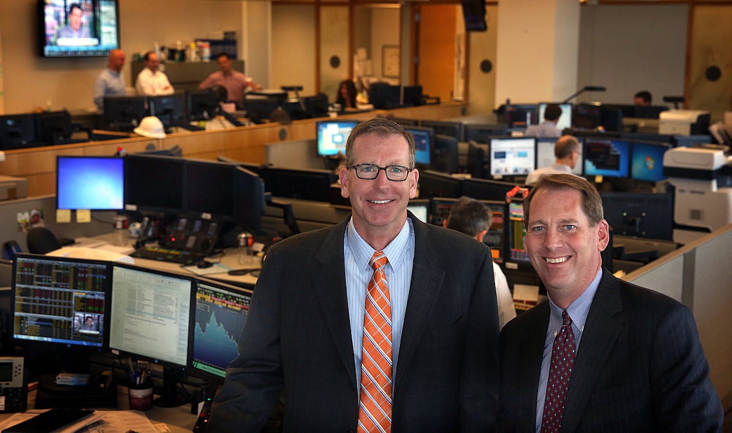 Columbia Threadneedle fund managers Thomas Murphy, left, and James Dearborn are two of three managers behind the Columbia U.S. Social Bond Fund, a new municipal bond fund that takes into account environmental, social and governance factors for socially conscious investors.