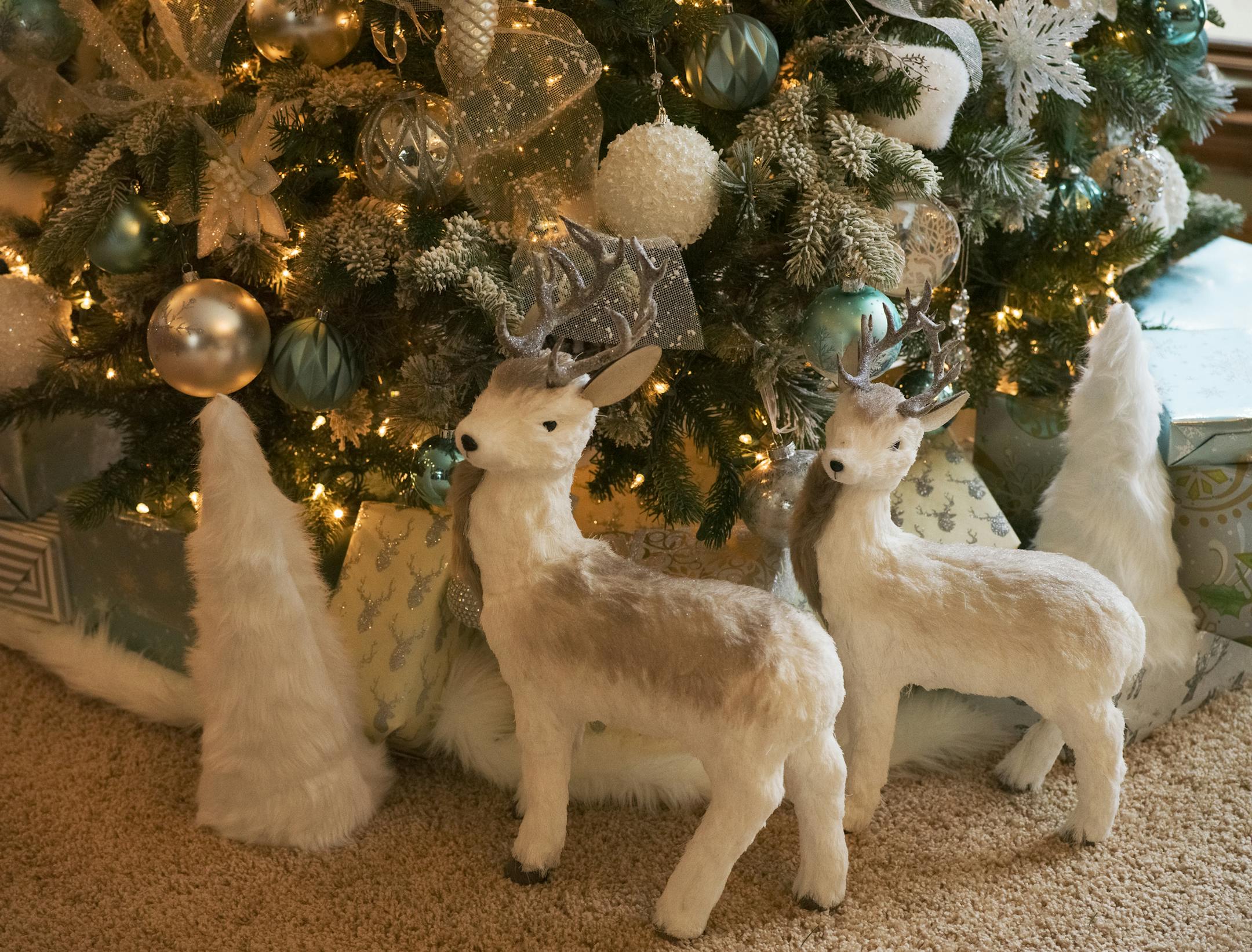 Glenda Nelson and Kate Steinkopf, right have been collaborating on Christmas decorations for the past 12 years. It has become an annual ritual. ] RICHARD TSONG-TAATARII ï richard.tsong-taatarii@startribune.com