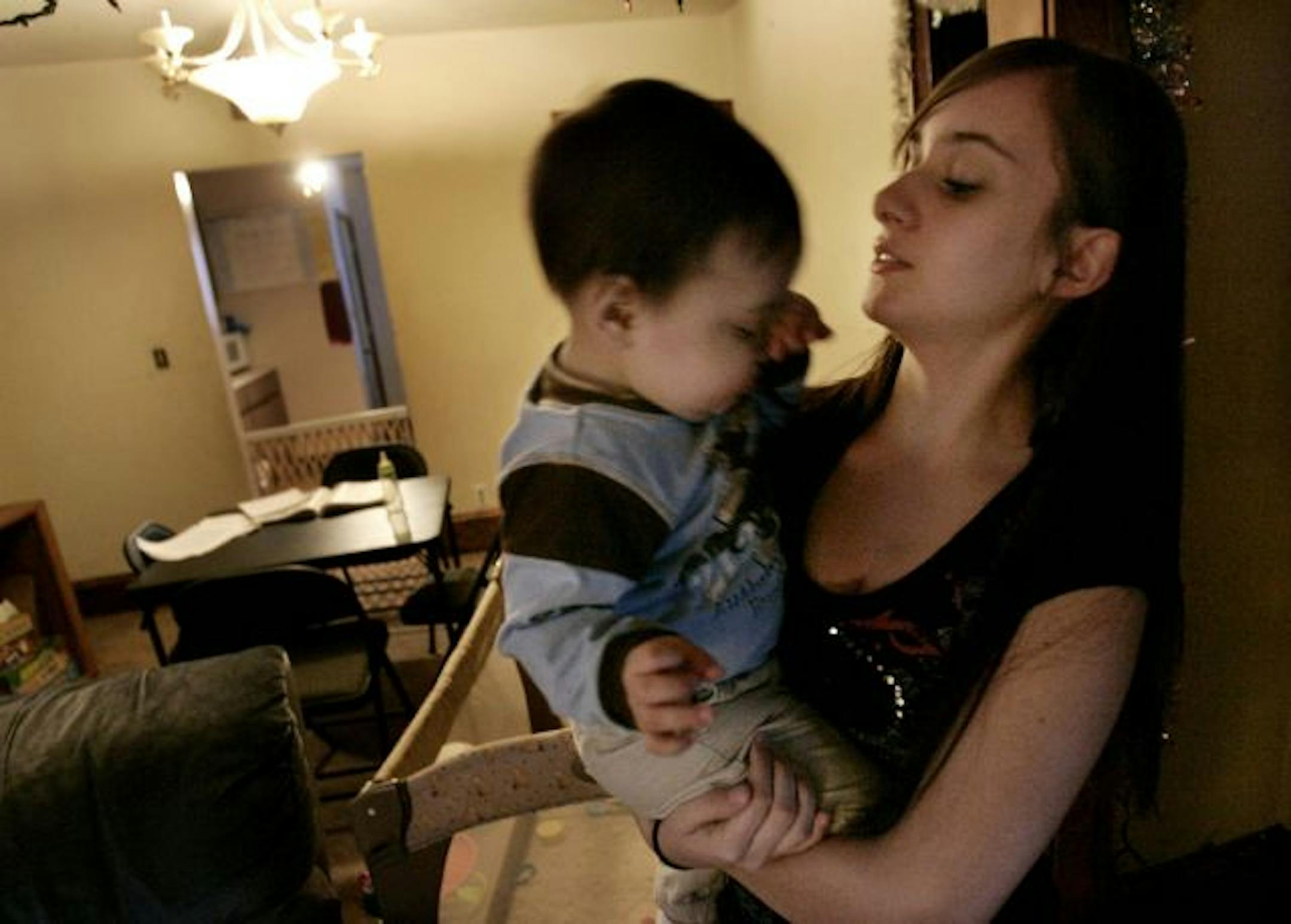 Tereza Ponce de Leon of St. Paul attends Augsburg College in Minneapolis as part of its most diverse freshman class ever. When she got pregnant in high school, it only increased her resolve to go to college for herself and "for the future of my son."