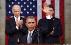 President Barack Obama waves at the conclusion of his State of the Union address to a joint session of Congress on Capitol Hill in Washington, Tuesday