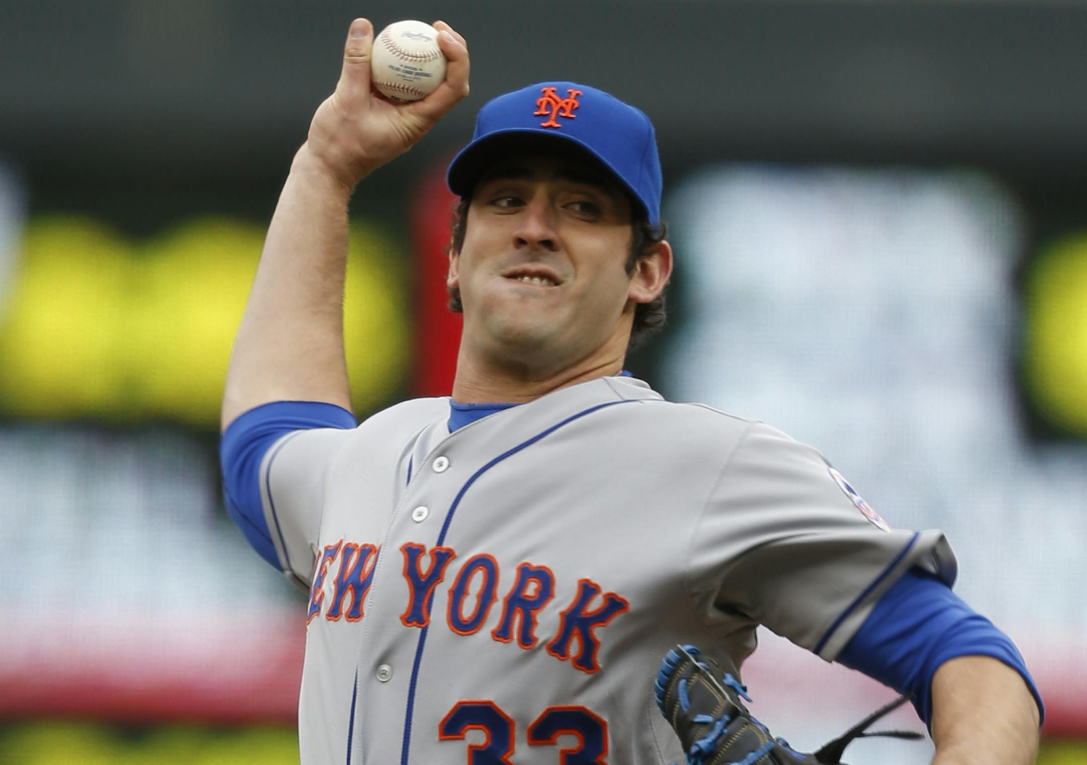 At the Twins game against the Mets on 3/13/13, Mets starter Matt Harvey has a no hitter through six innings .]rtsong-taatarii@startribune.com