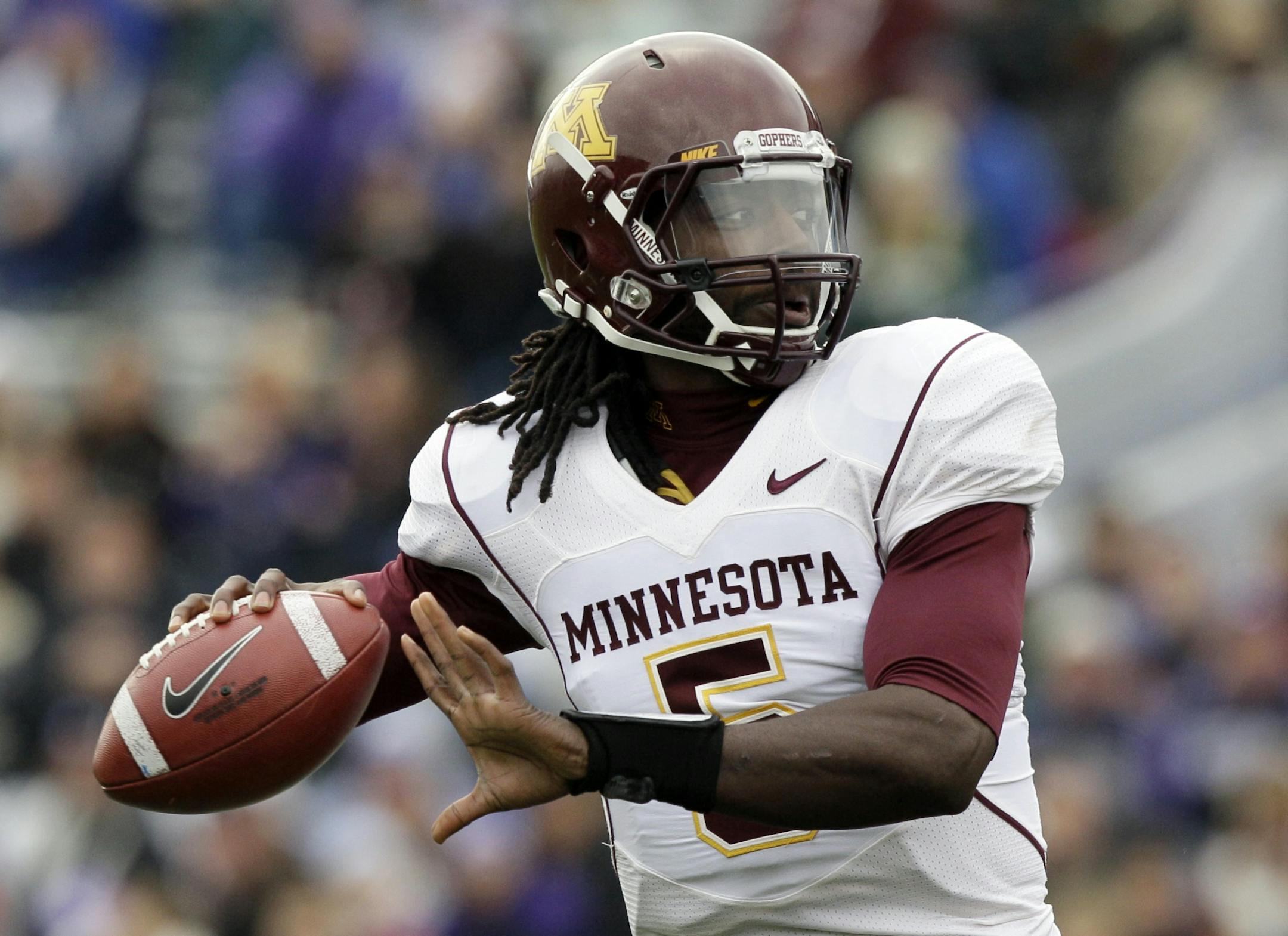 <h2>MarQueis Gray, Gophers quarterback</h2>
<p>By some measures, MarQueis Gray's first season as Gophers quarterback was a big success. He survived intact, for one thing, and he rushed for more yards than any Minnesota player has in the past five years. He was chosen the Gophers' Most Valuable Player after a 3-9 season, and even became the father of twin boys.</p>
<p>The challenge now for the 21-year-old senior? Get a whole lot better.</p>
<p>While Jerry Kill concentrates on riveting together th