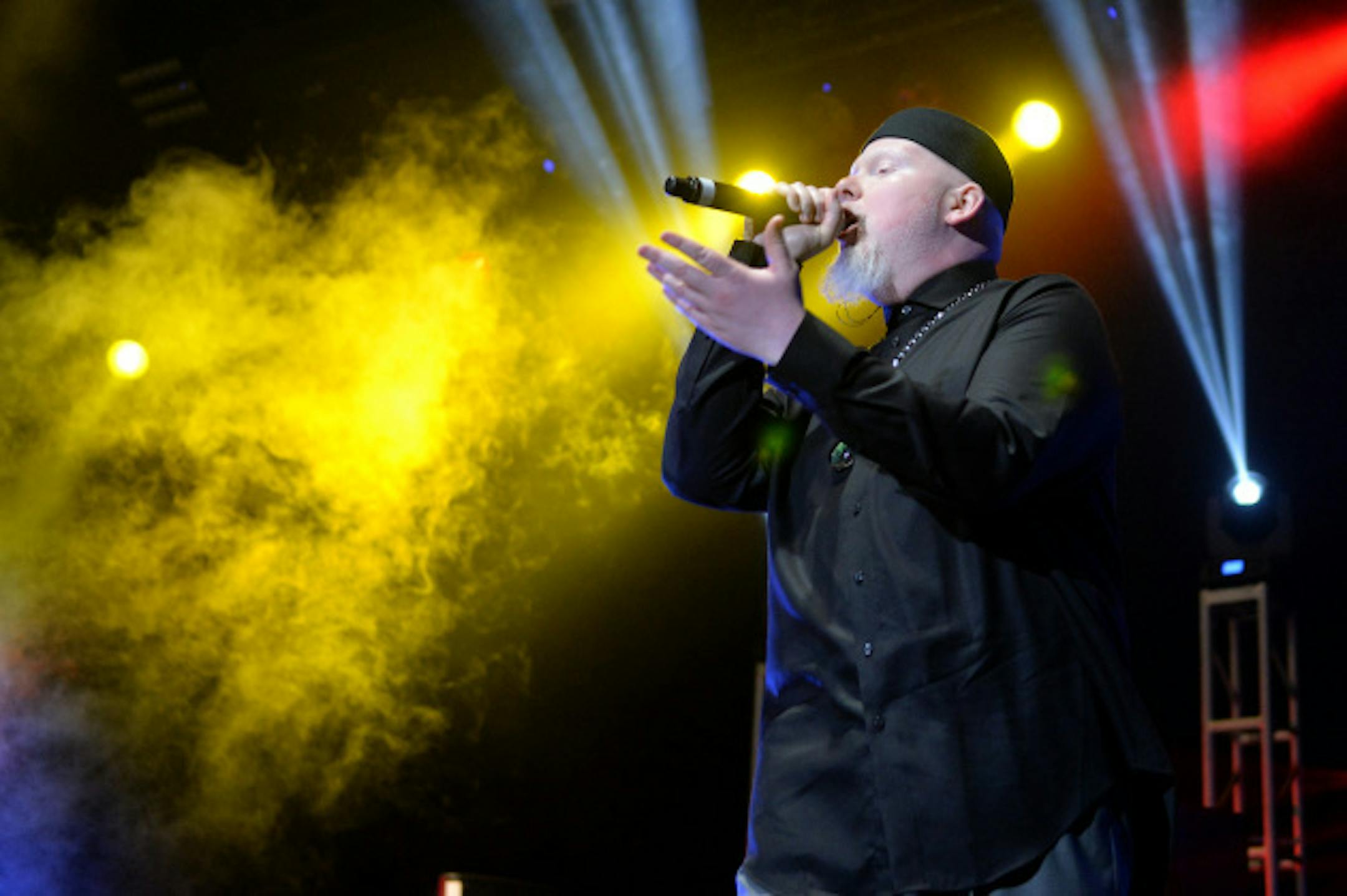 Brother Ali's last big hometown show was his headlining set at 89.3 the Current's MN-Music-on-a-Stick concert at the State Fair grandstand in August. / Bre McGee, Star Tribune