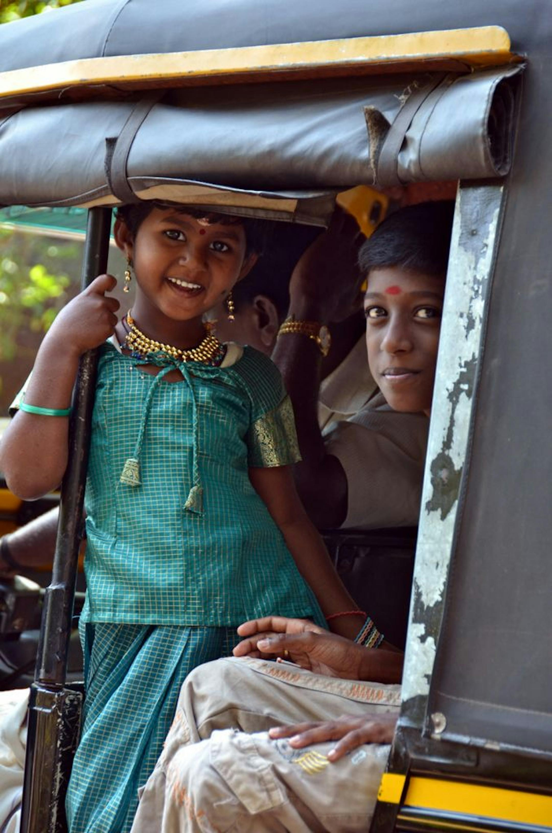Photographer: Nancy Schned of Minneapolis. The scene: Schned spent three weeks in January traveling in southern India with friends. She took this photo in Kerala, one of her favorite destinations, after the group's guide took them to a celebration of a friend's engagement. She writes by e-mail: "These two children were among the many guests. The people of Kerala are very friendly and I think that this photograph conveys that."