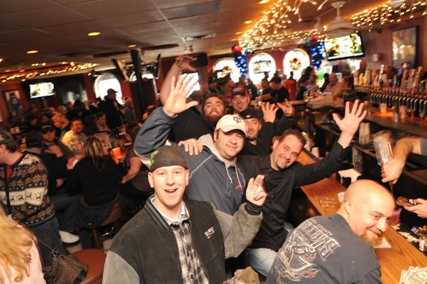 Ford workers gather at Tiffany's Sports Lounge to share memories and celebrate careers. PHOTO: Glen Stubbe