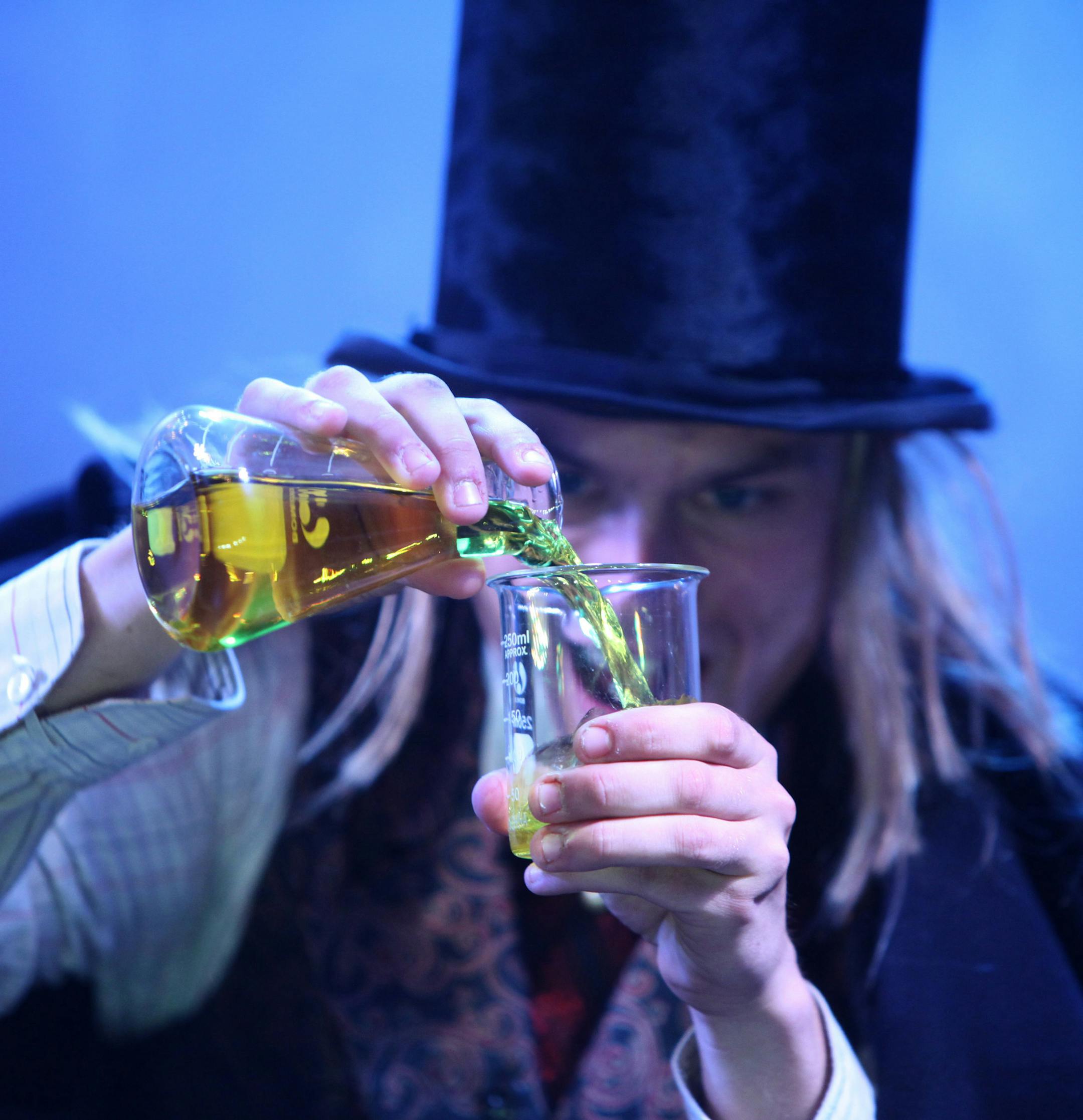 Christian Boomgaarden plays the principal roles of Dr. Jekyll & Mr. Hyde in Dr. Jekyll & Mr. Hyde with Musical Olios, playing through August 16 aboard the University of Minnesota Centennial Showboat, Harriet Island, St. Paul, MN. For tickets and information call 651-227-1100 or visit showboat.umn.edu photo credit: Keri Pickett