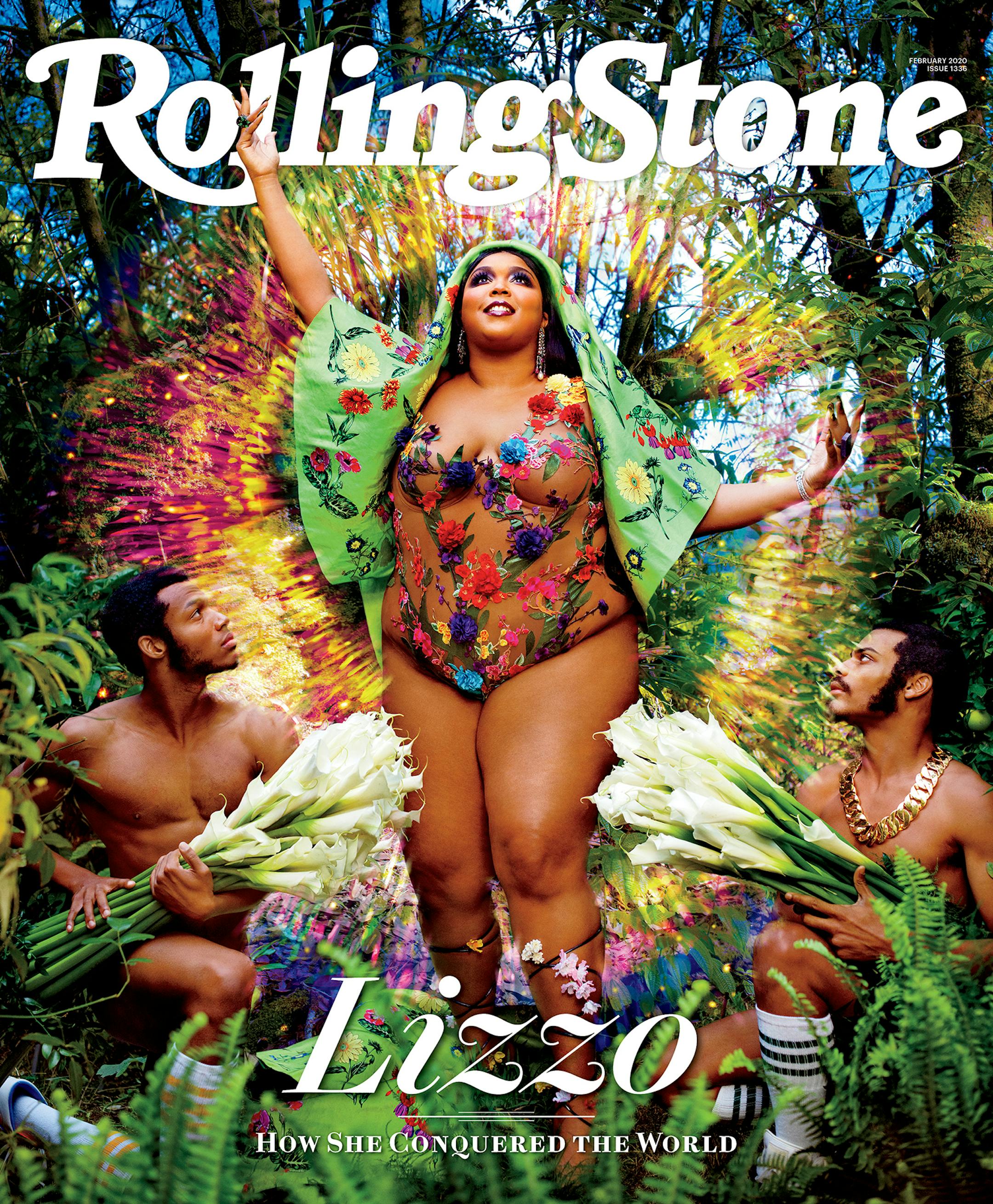 Lizzo's cover was photographed by David LaChapelle.