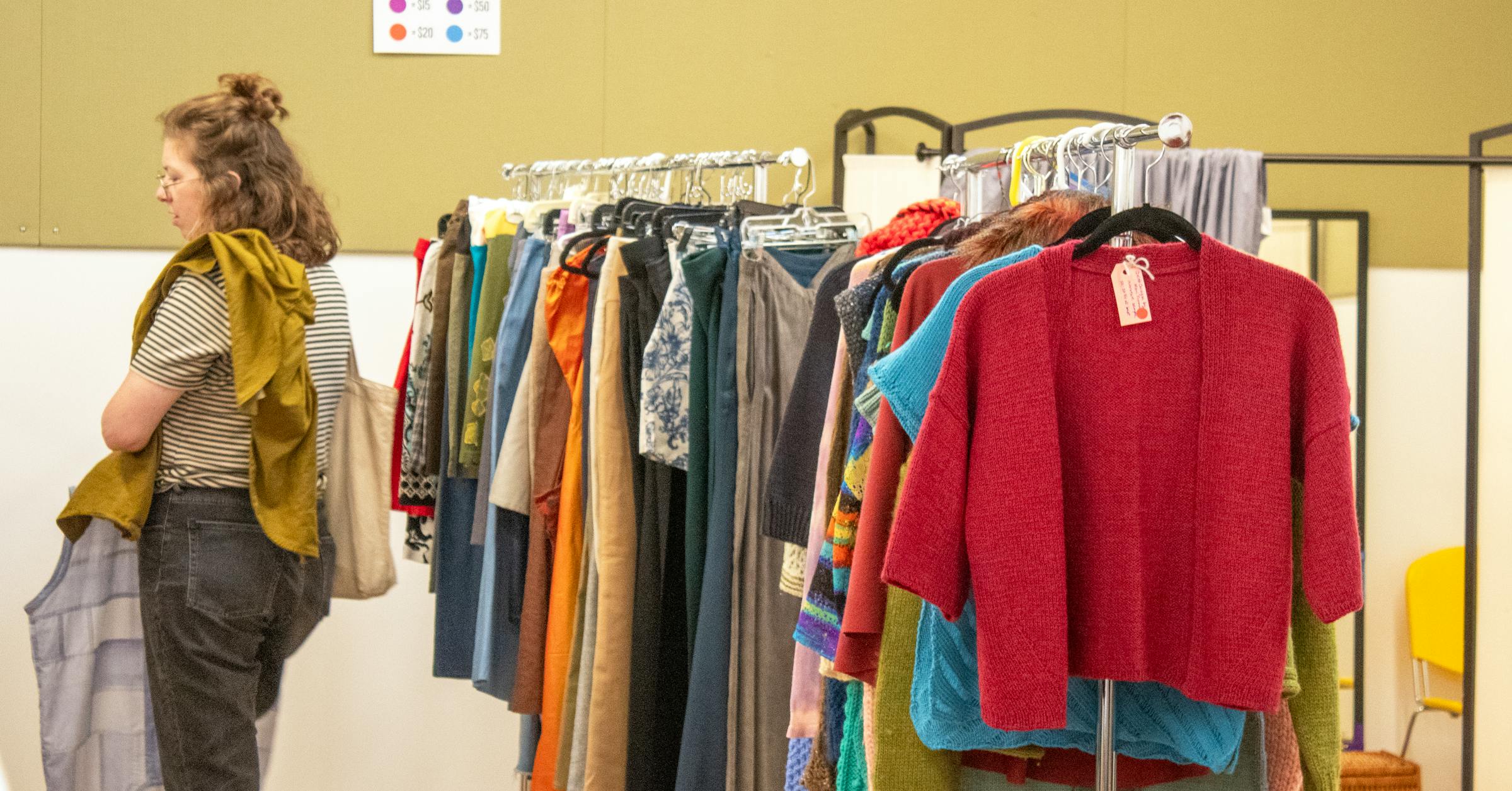 Fashion sale features unique, handmade secondhand clothing