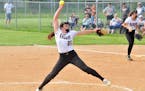 Brynn Hostettler, a hard-thowing righthander, pitched Northfield to the Class 3A championship in the first state tournament appearance in team history