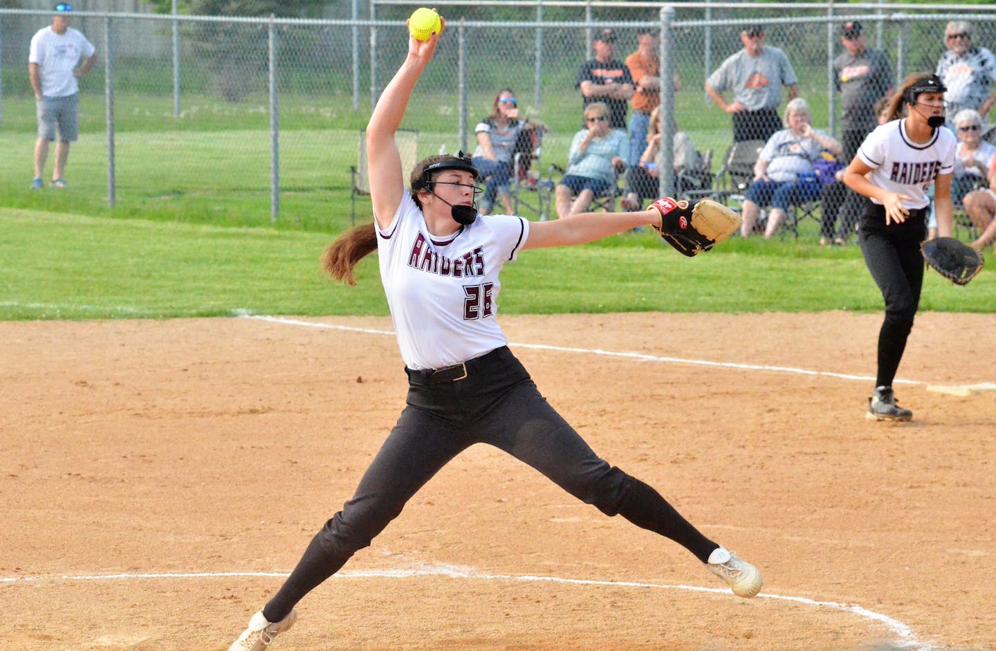 Brynn Hostettler, a hard-thowing righthander, pitched Northfield to the Class 3A championship in the first state tournament appearance in team history.