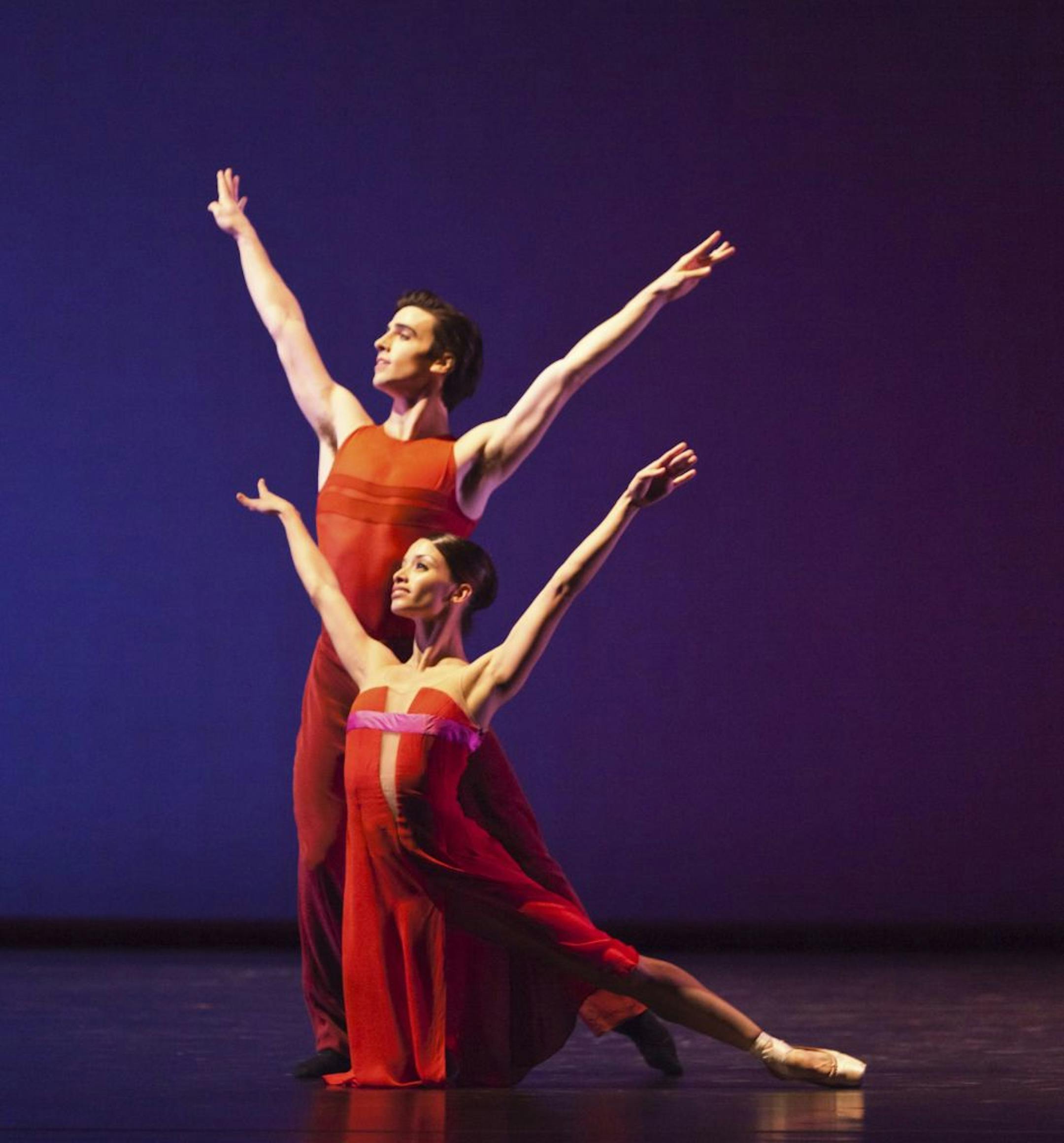 Karina González and Joseph Walsh of Houston Ballet.
