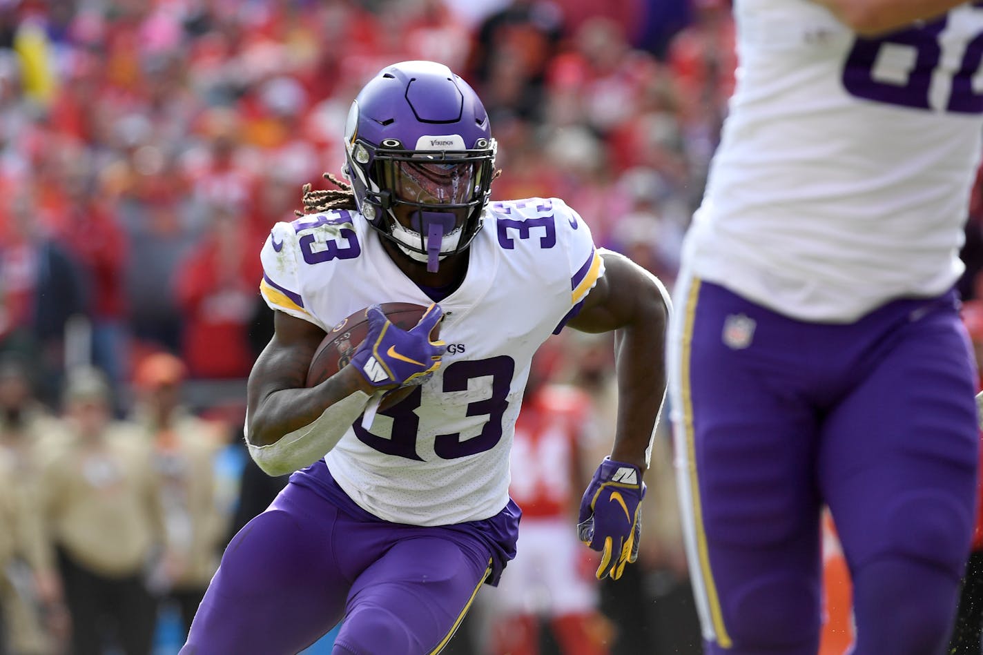 Vikings running back Dalvin Cook