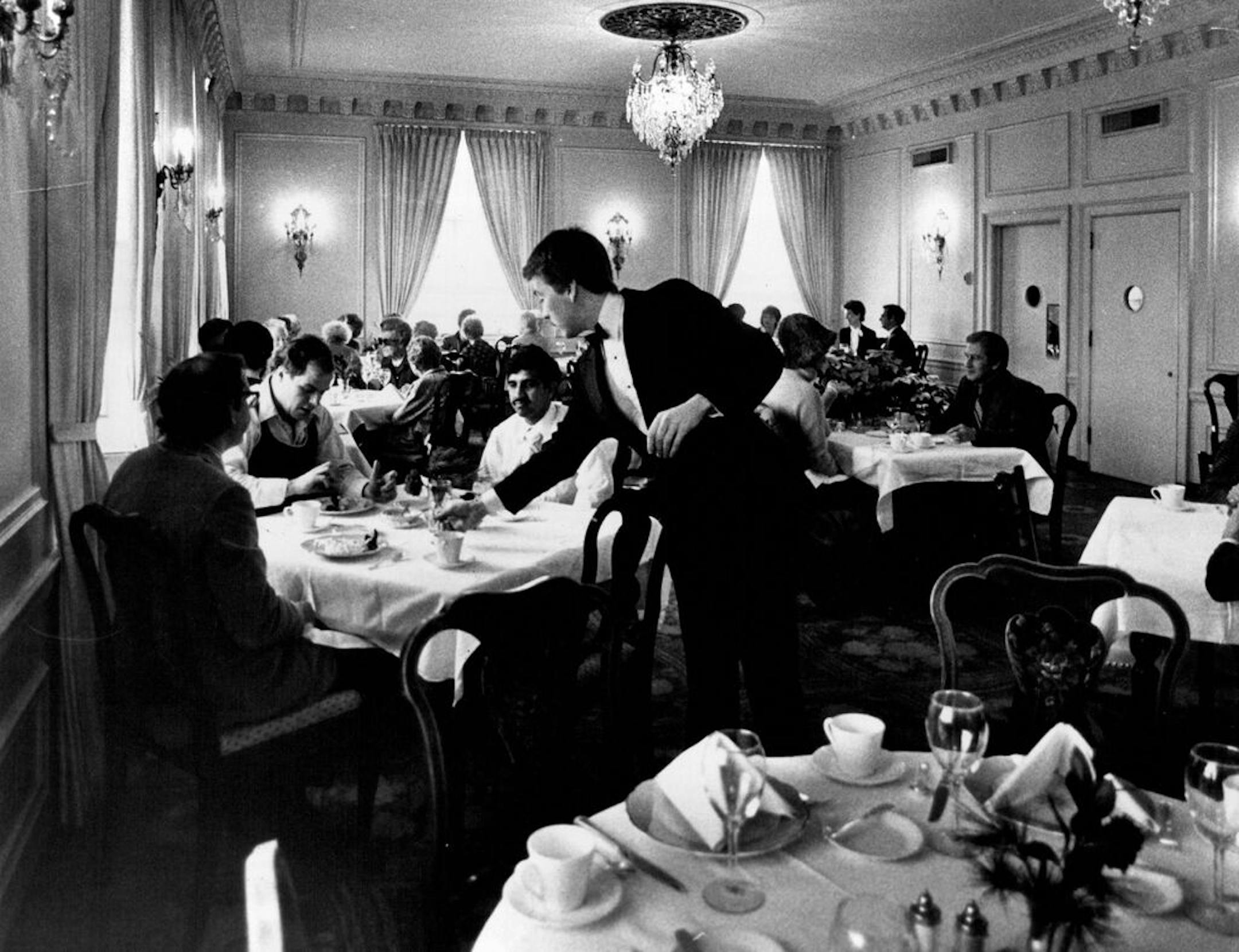 December 12, 1980 Luncheon diners at the 510 Haute Cuisine January 4, 1987 Jack Gillis, Minneapolis Sunday Tribune