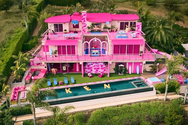 Barbie’s Malibu DreamHouse is available to rent on Airbnb. 