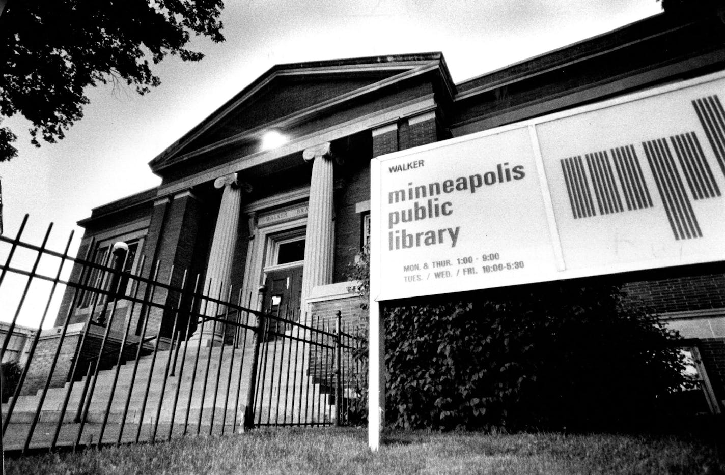 June 30, 1979 Walker Library, a landmark n the Hennepin-Lake district, is for sale. How would you like like to invite someone to step into your library, and mean it? Hennepin Av., is for sale for $450,000. You* ll have to keep the building's 59-year- old exterior pretty much as is, but you can do what you want with the interior, according to the rules set down by the Minneapolis Library Board. The board is building a new library across the street. Dean Hanson, Miineapolis Star Tribune