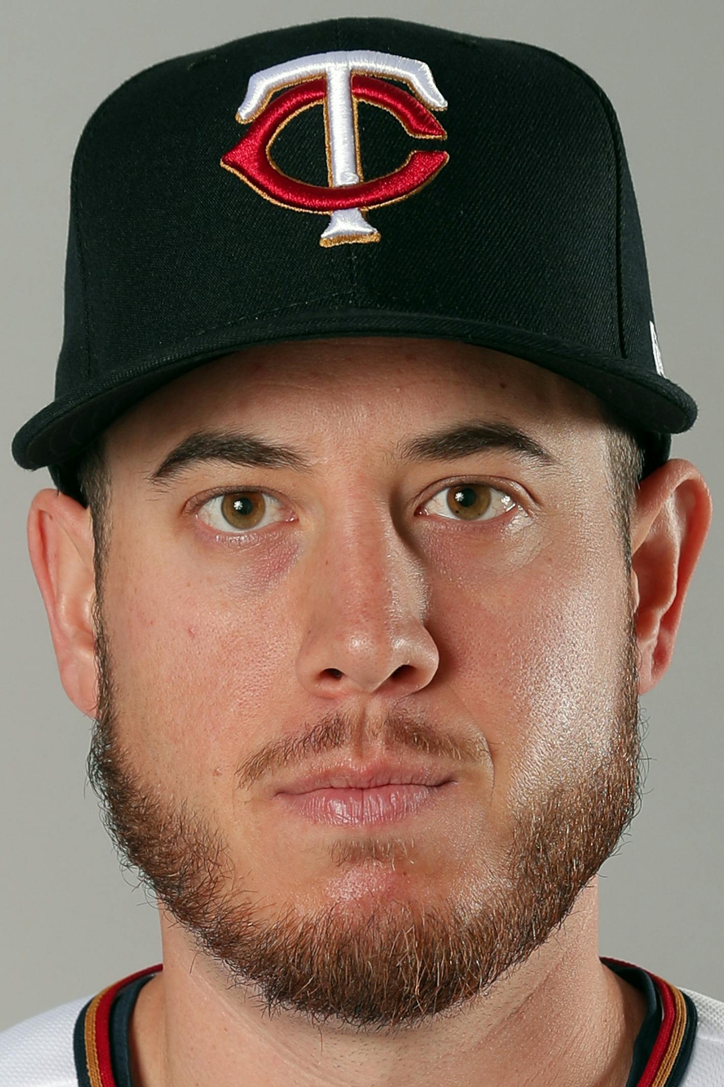 This is a 2019 photo of C. J. Cron of the Minnesota Twins. This image reflects the 2019 active roster as of Feb. 22, 2019, when this image was taken. (AP Photo/Gerald Herbert) ORG XMIT: standard transref