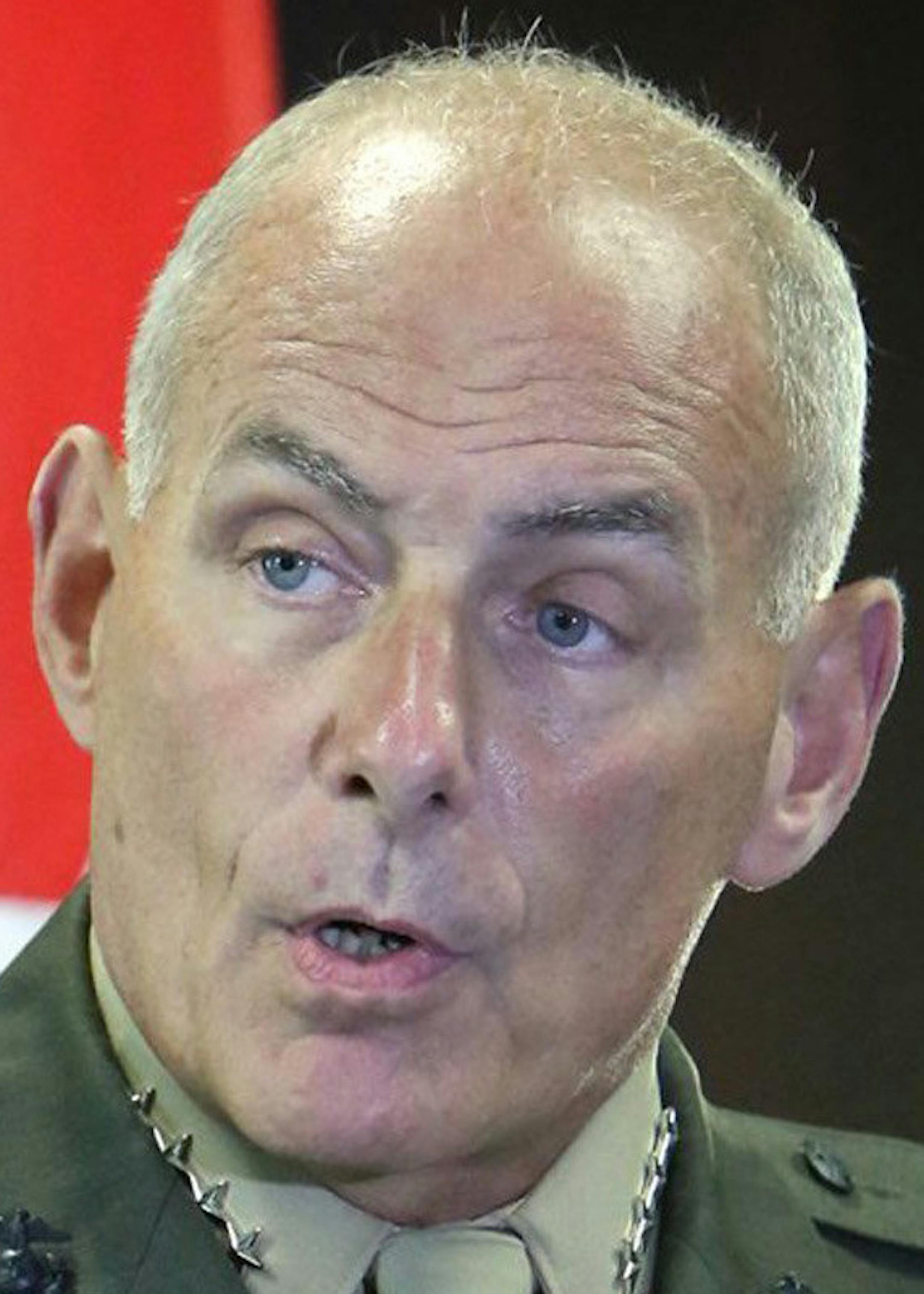 Marine Corps Gen. John F. Kelly holds a press conference June 4, 2013 in Doral, Fla. Donald Trump picked Kelly to lead the Homeland Security Department. (Jose A. Iglesias/Miami Herald/TNS)