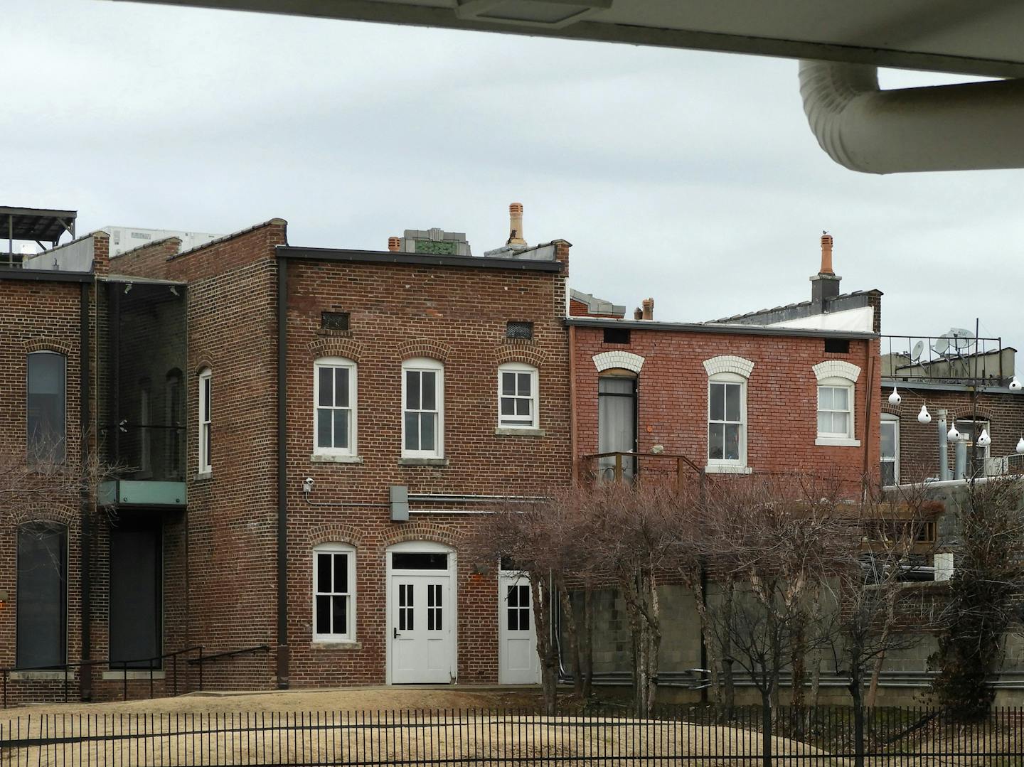 Seen from the balcony of the Lorraine Motel, the Main Street Boarding House across Mulberry Street is from where James Earl Ray purportedly fired the shot that killed King. While many observers still have doubts, others believe he poked his rifle out a small bathroom window on the second floor. (Jay Jones/Chicago Tribune/TNS)