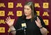 Gophers women's basketball coach Lindsay Whalen took on the media during a press conference Wednesday, April 6, 2022 at the University of Minnesota At
