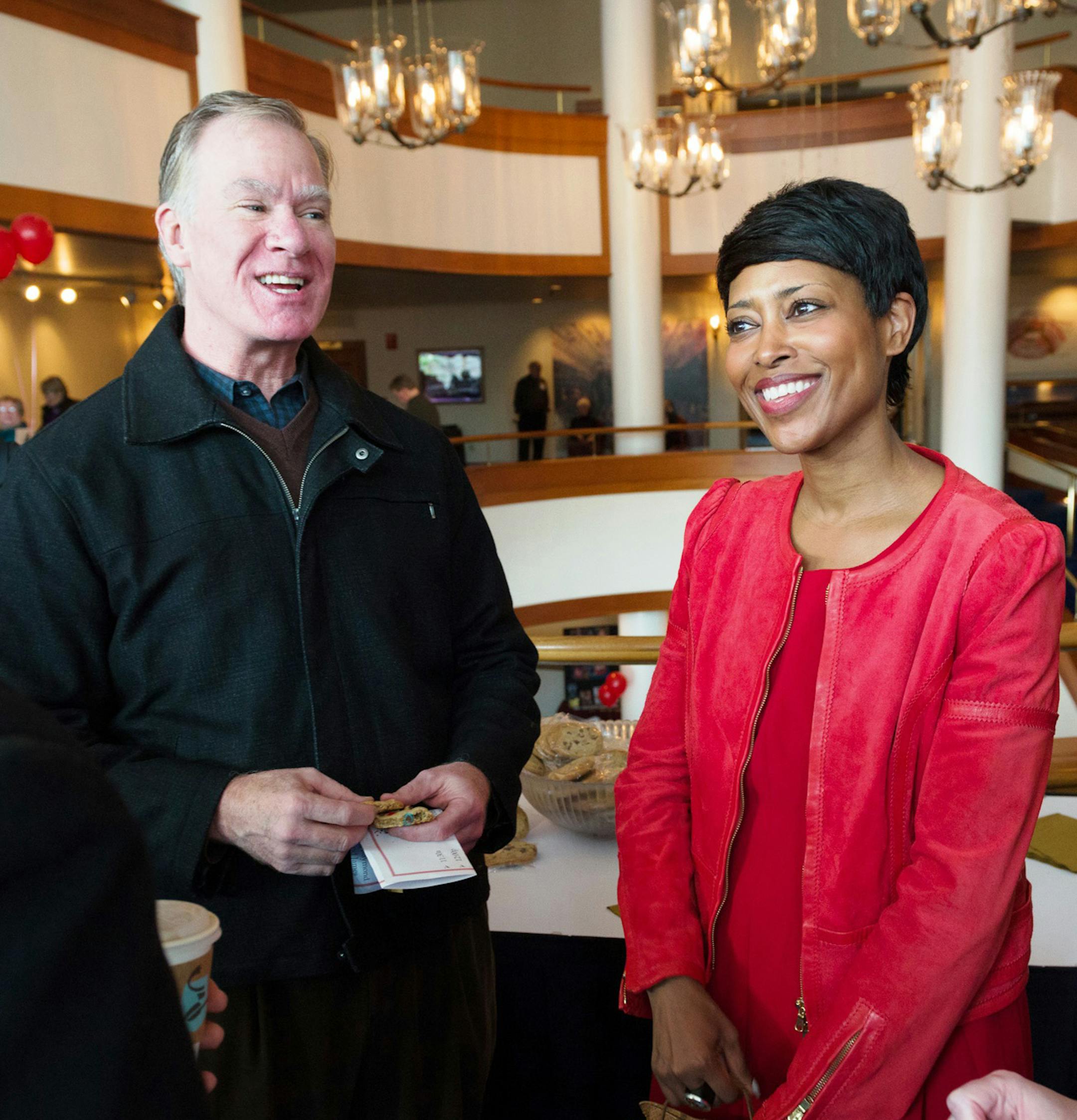 Chris Coleman and Laysha Ward at the Ordway