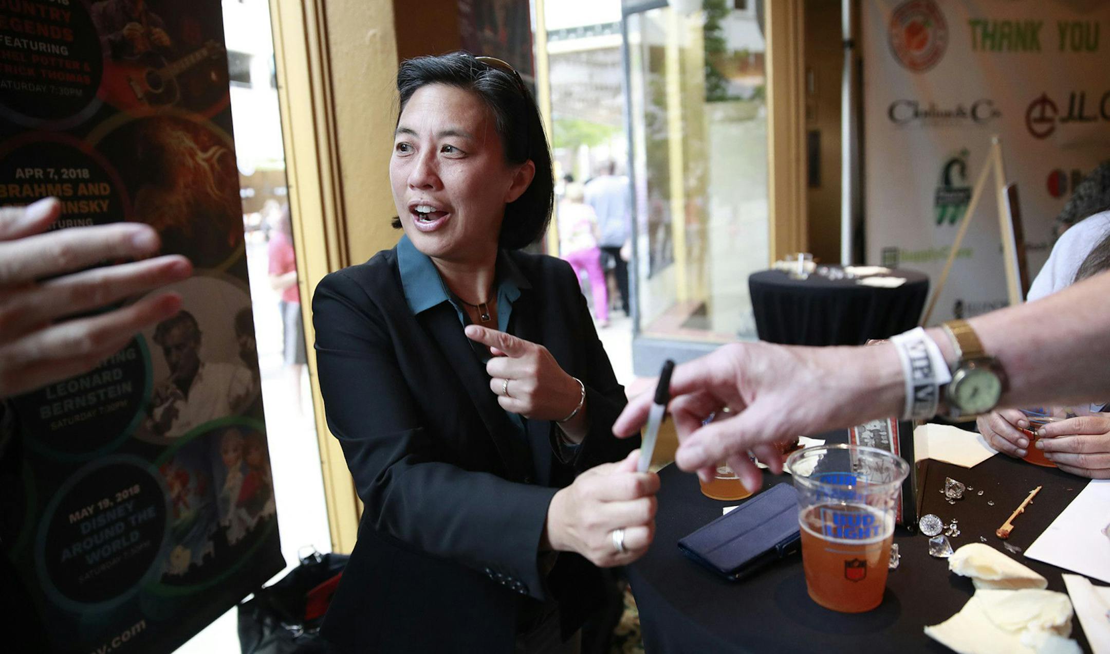 Kim Ng, seen here in 2018, is the first woman to be named the general manager of a Major League Baseball team. (Nuccio DiNuzzo/Chicago Tribune/TNS)