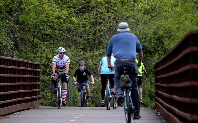 The Brown's Creek State Trail is among those that could get enhancements with the new funding.