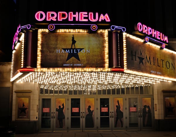 "Hamilton" at the Orpheum Theatre, Minneapolis, Mn. ] David Denney &#xef; david.denney@startribune.com 08/24/18